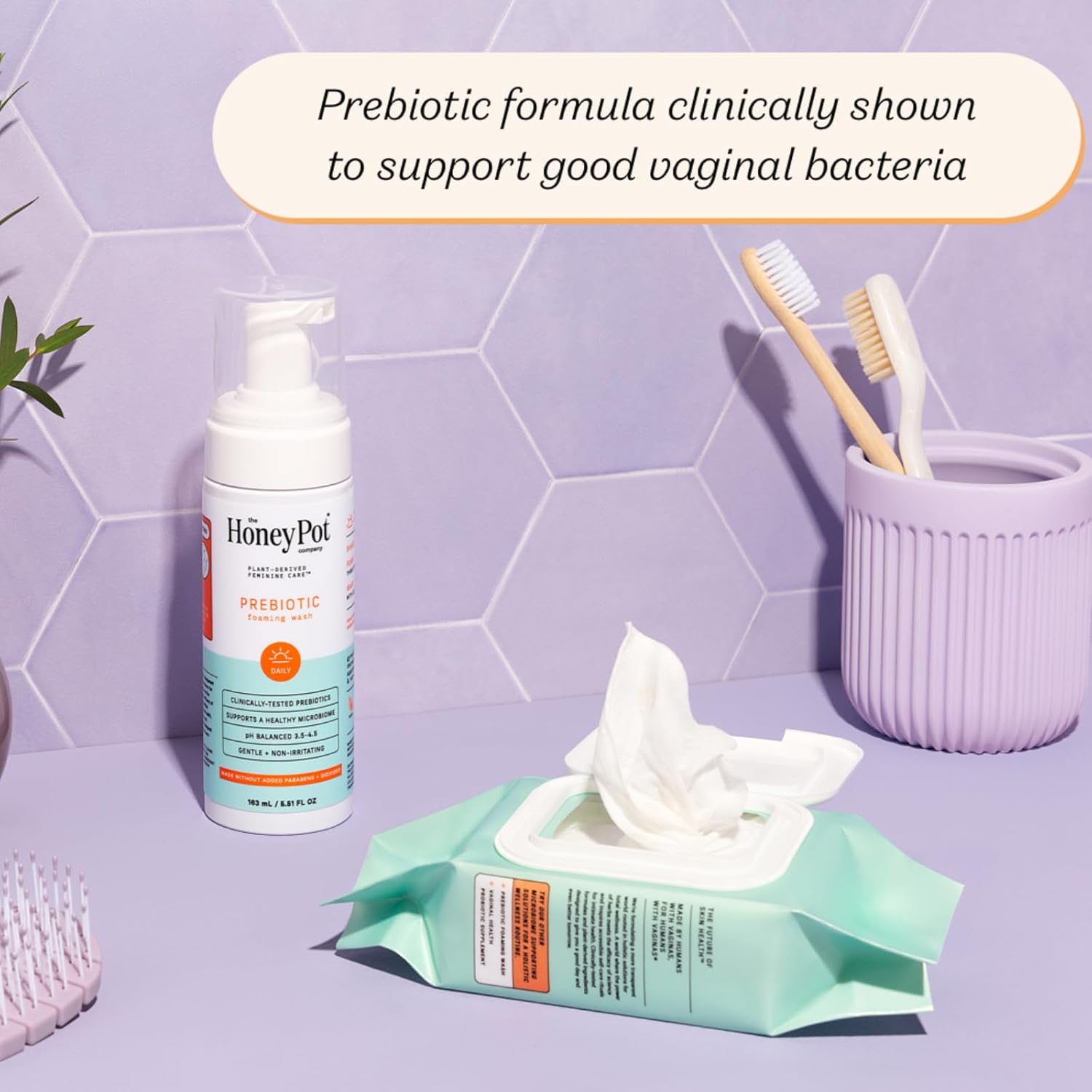 The Honey Pot Company, Prebiotic Feminine Wash, 5.51 Fl Oz