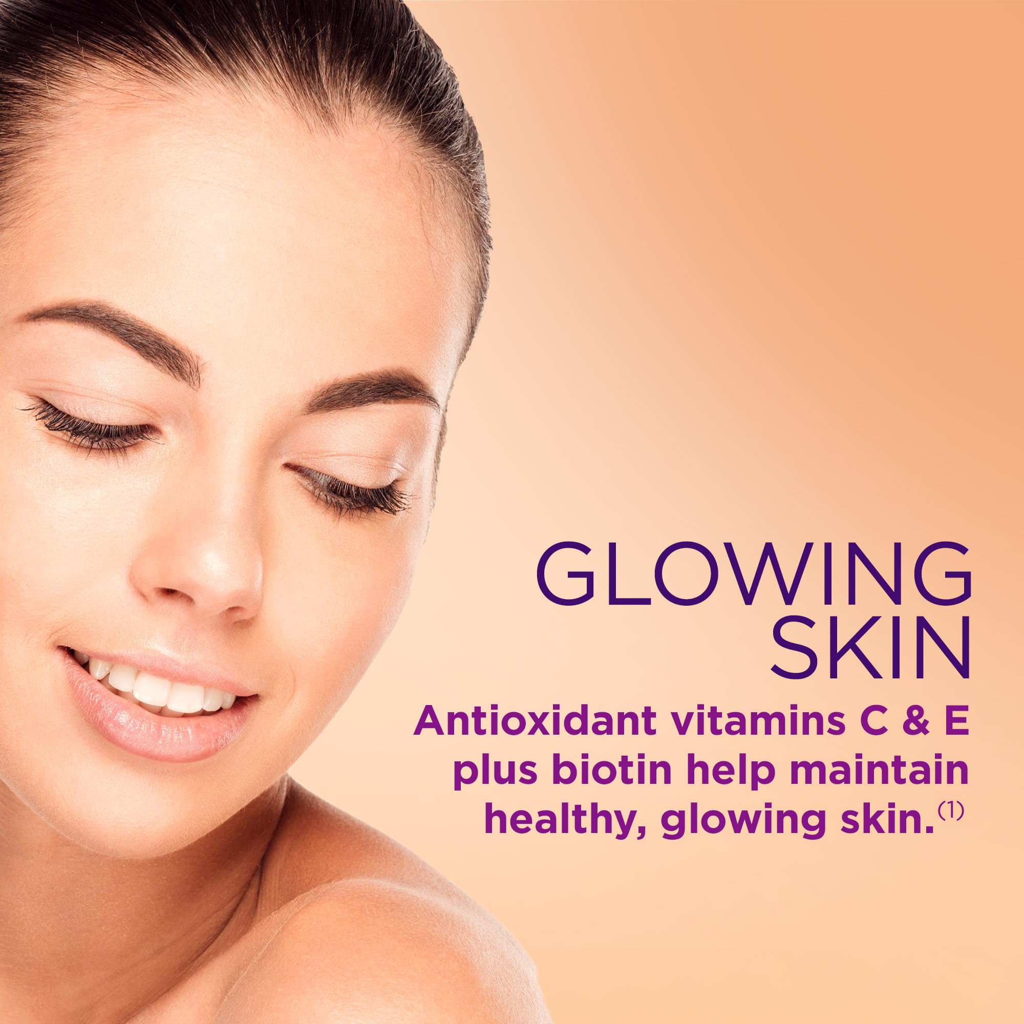 Nature's Bounty with Biotin and Collagen, Citrus Gummies, 140 Ct