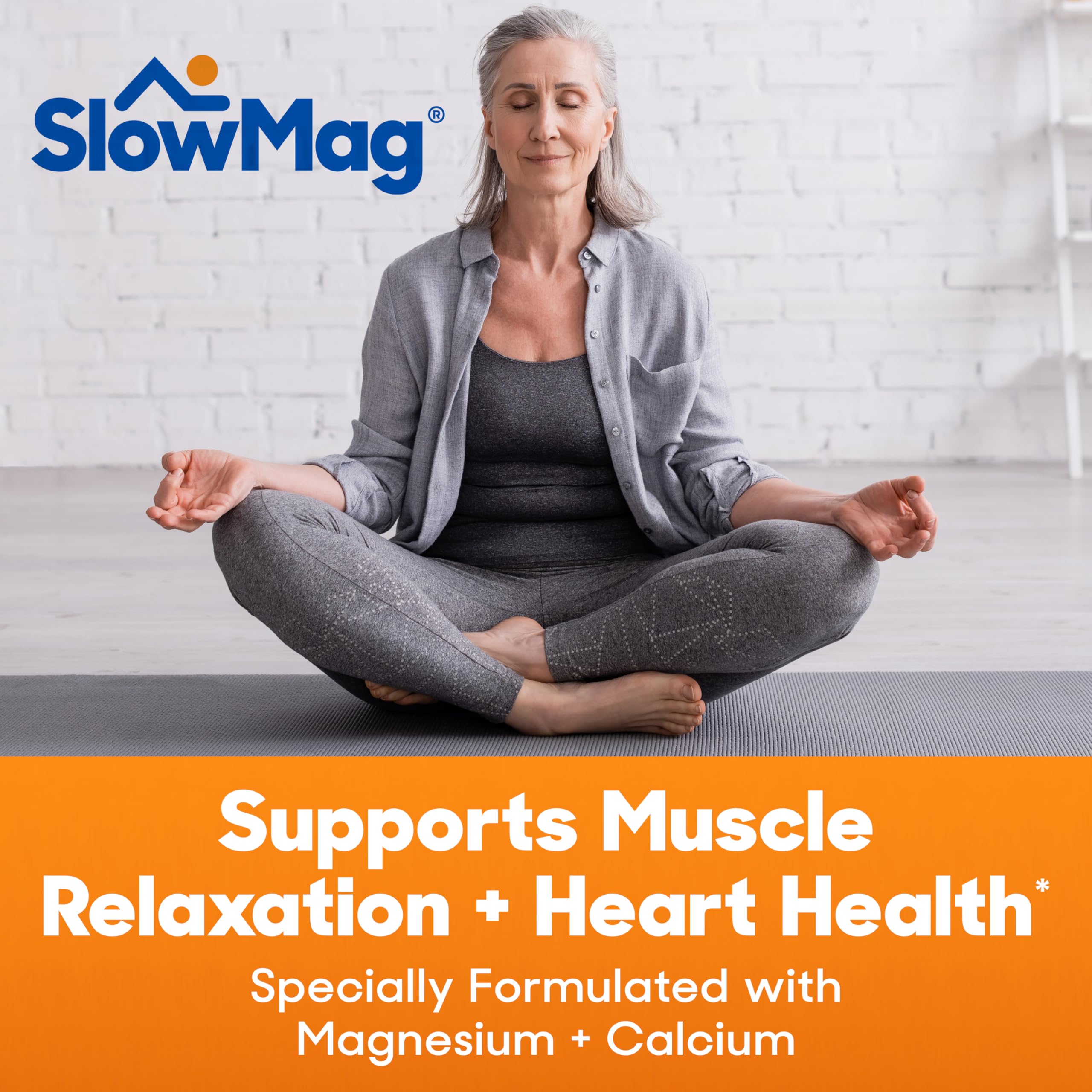 SlowMag Muscle + Heart Magnesium Chloride with  Calcium