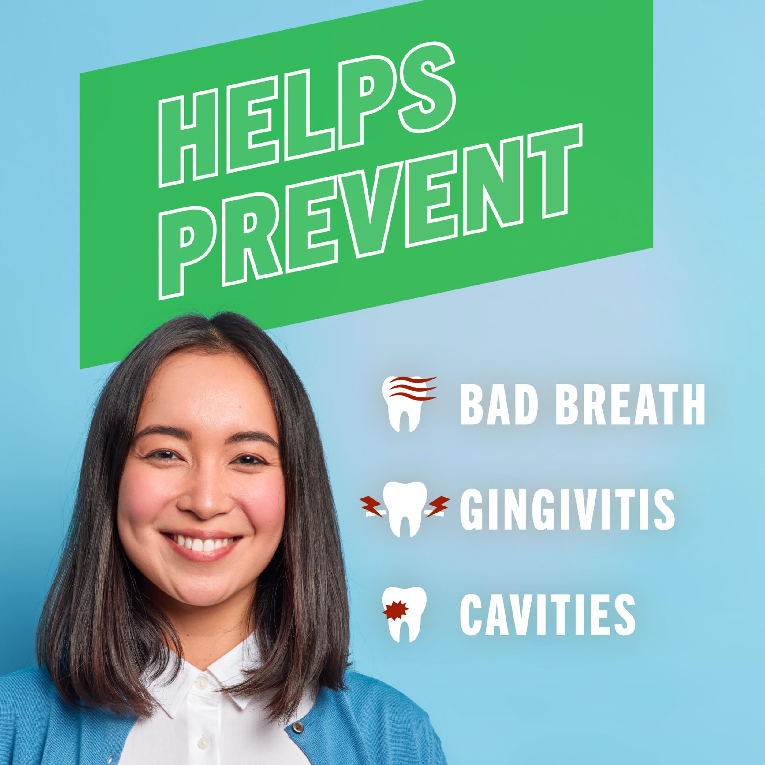 TheraBreath Deep Clean Mouthwash, Fresh Mint Flavor, 16 oz