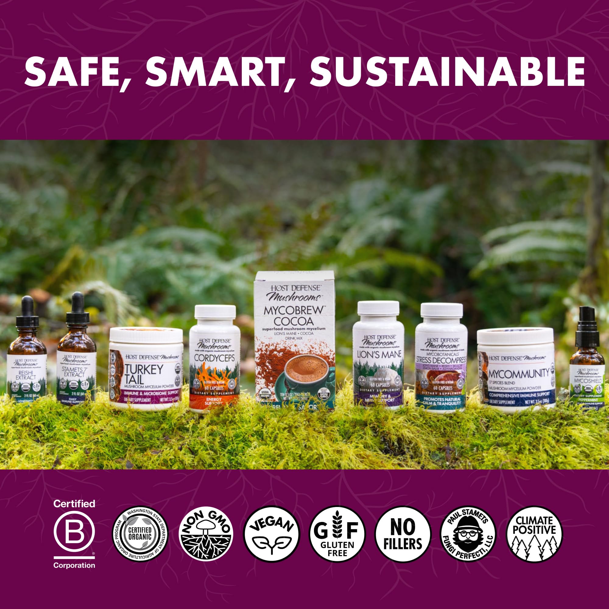 Host Defense Turkey Tail Capsules