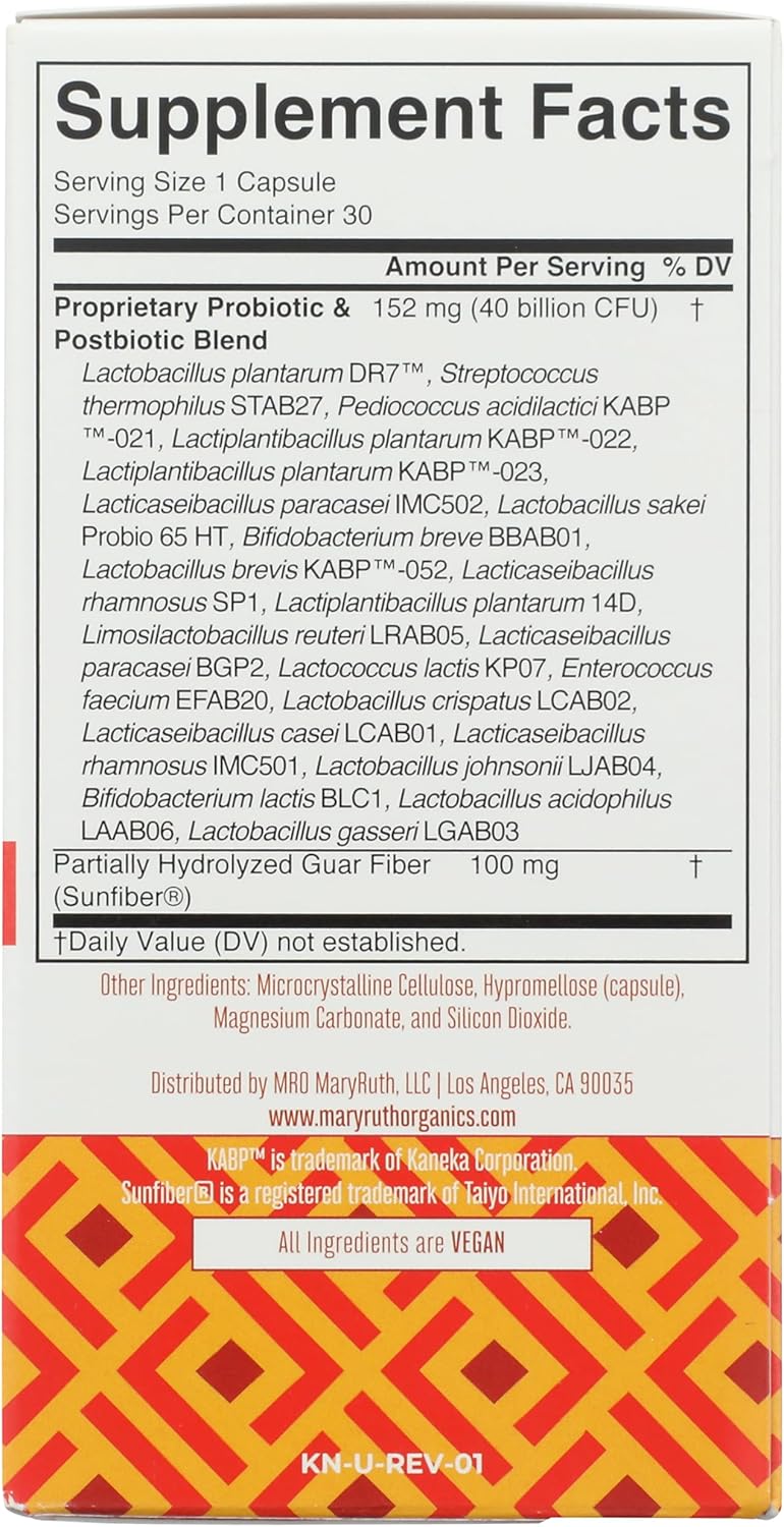 MaryRuth Organics Daily Care Women’s 3-in-1 Capsules, 40 B CFU, 30 ct