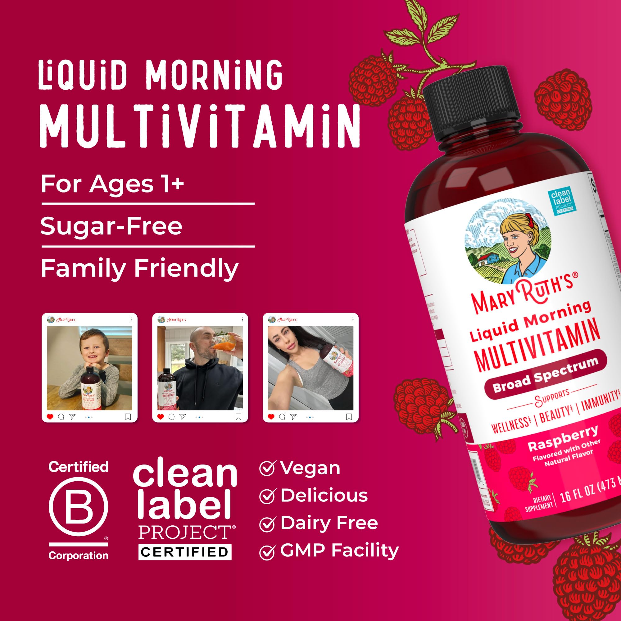 MaryRuth Organics Liquid Morning Multivitamin