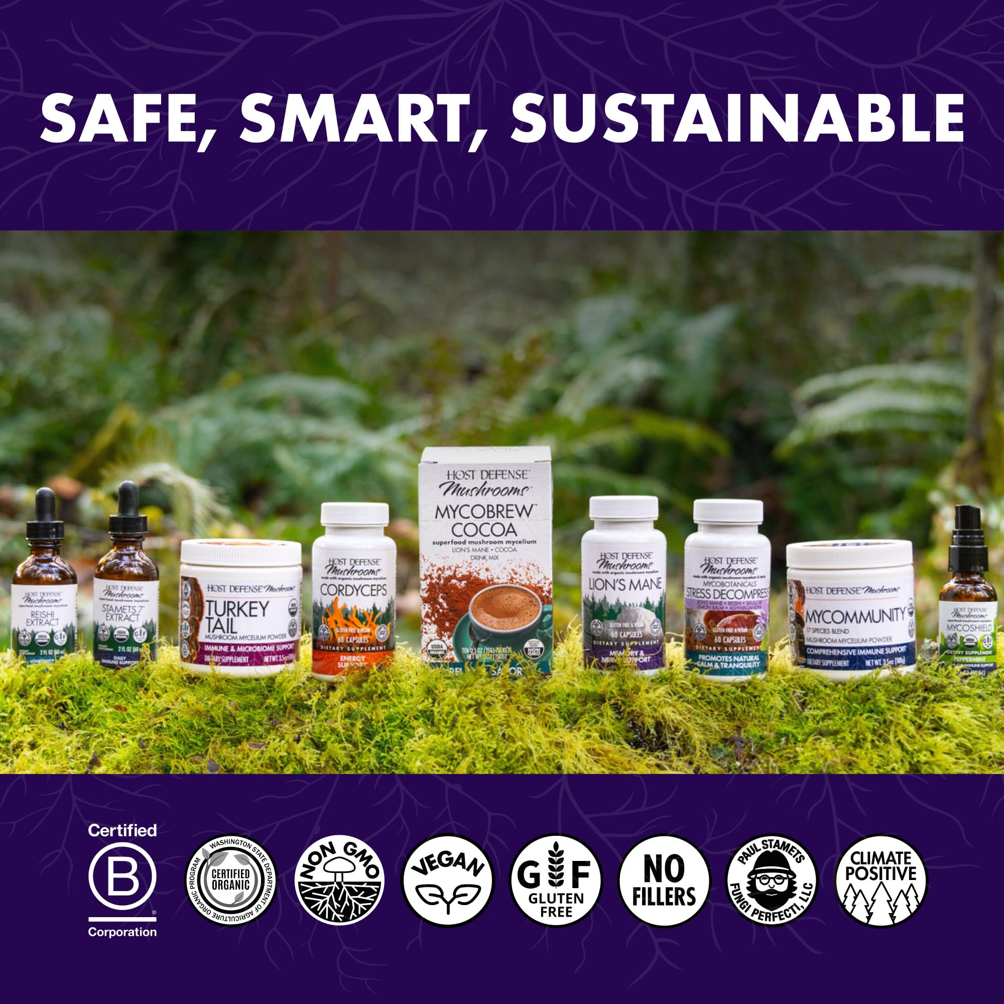 Host Defense Stamets 7, Capsules