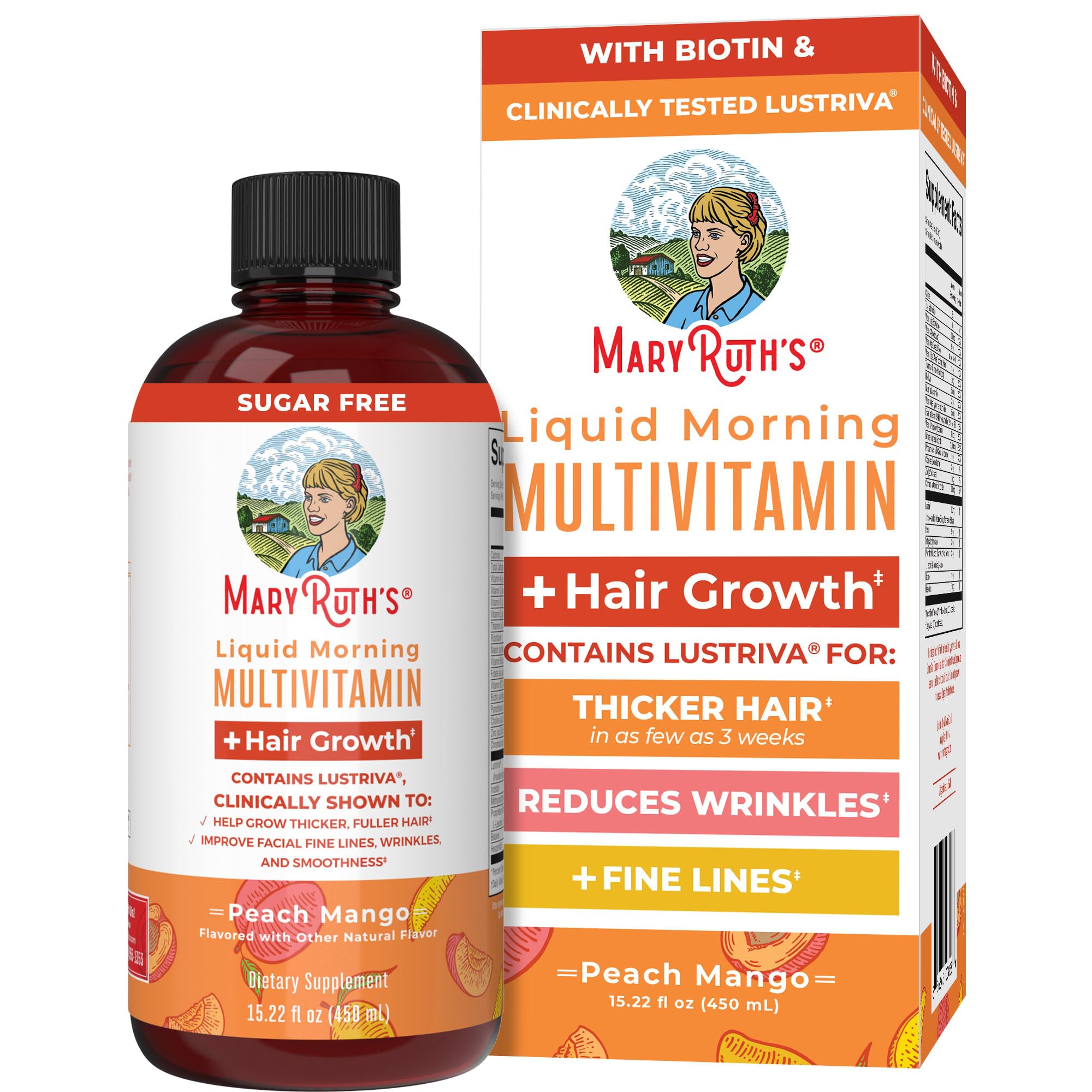MaryRuth's Liquid Multivitamin+Hair Growth