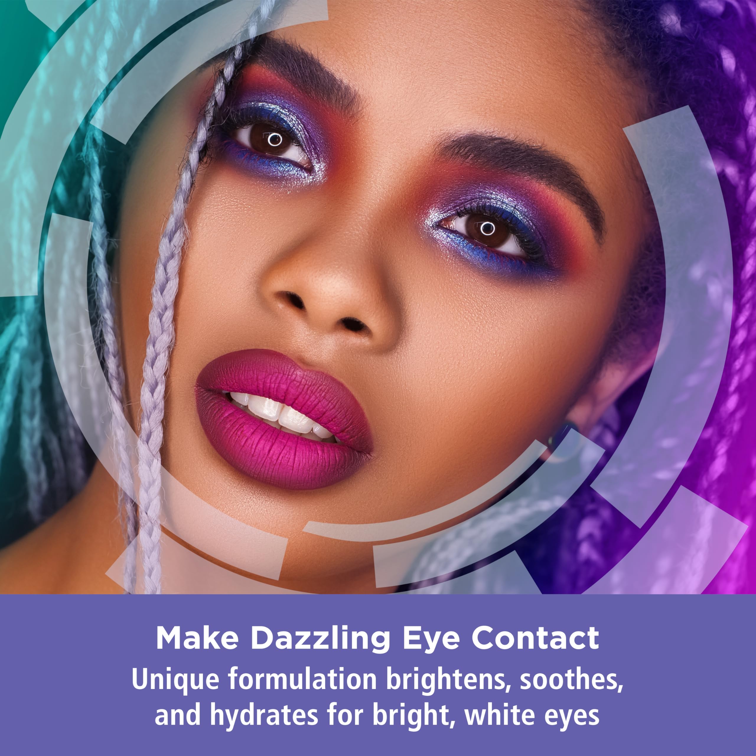 Rohto Optic Glow Redness Reliever, Whitening, Lubricant Eye Drops, 0.4 fl oz