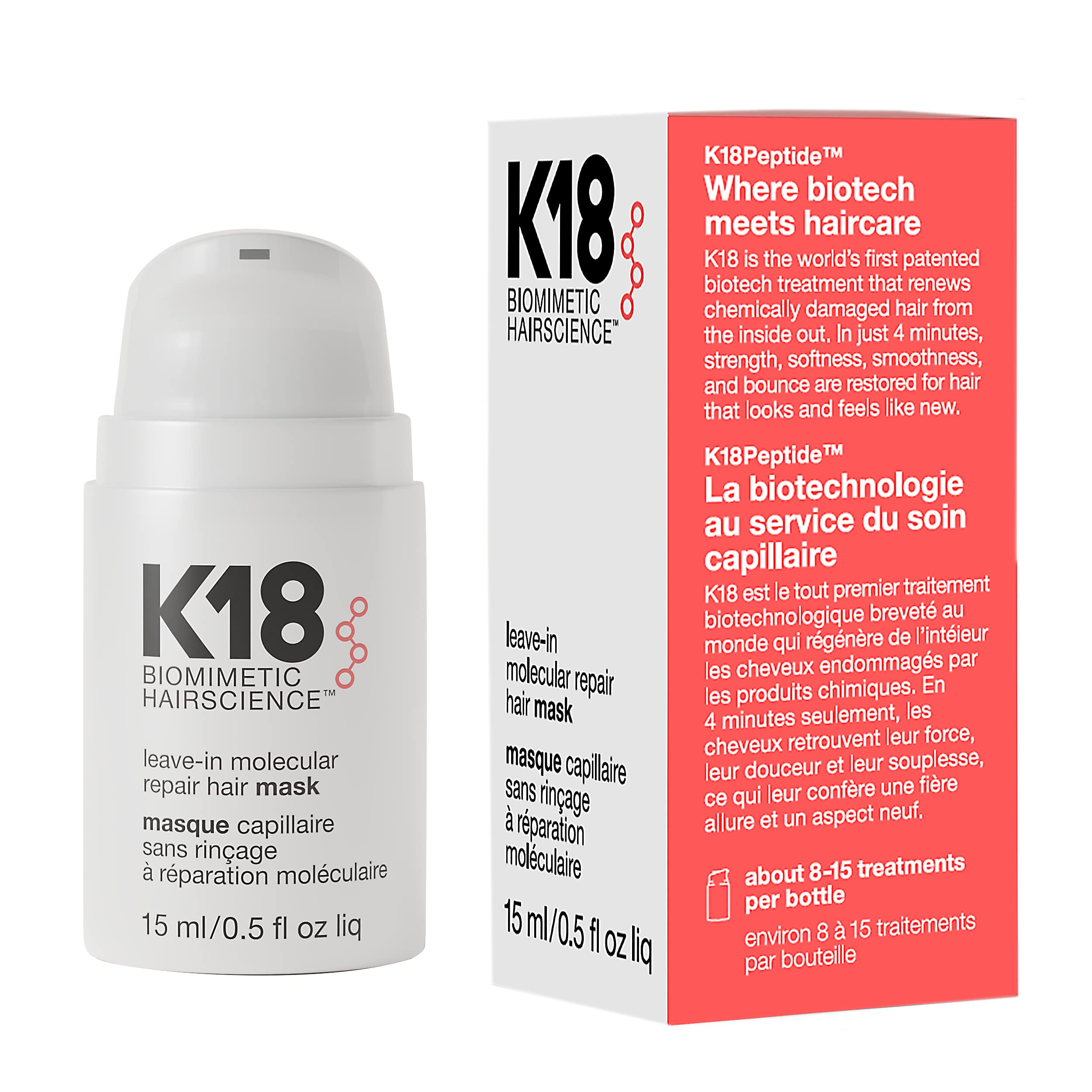 K18 Leave-In Molecular Hair Mask,