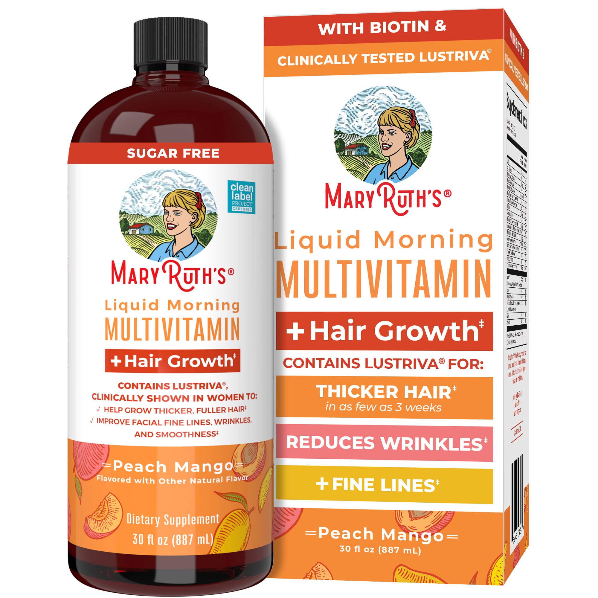 MaryRuth's Liquid Multivitamin+Hair Growth