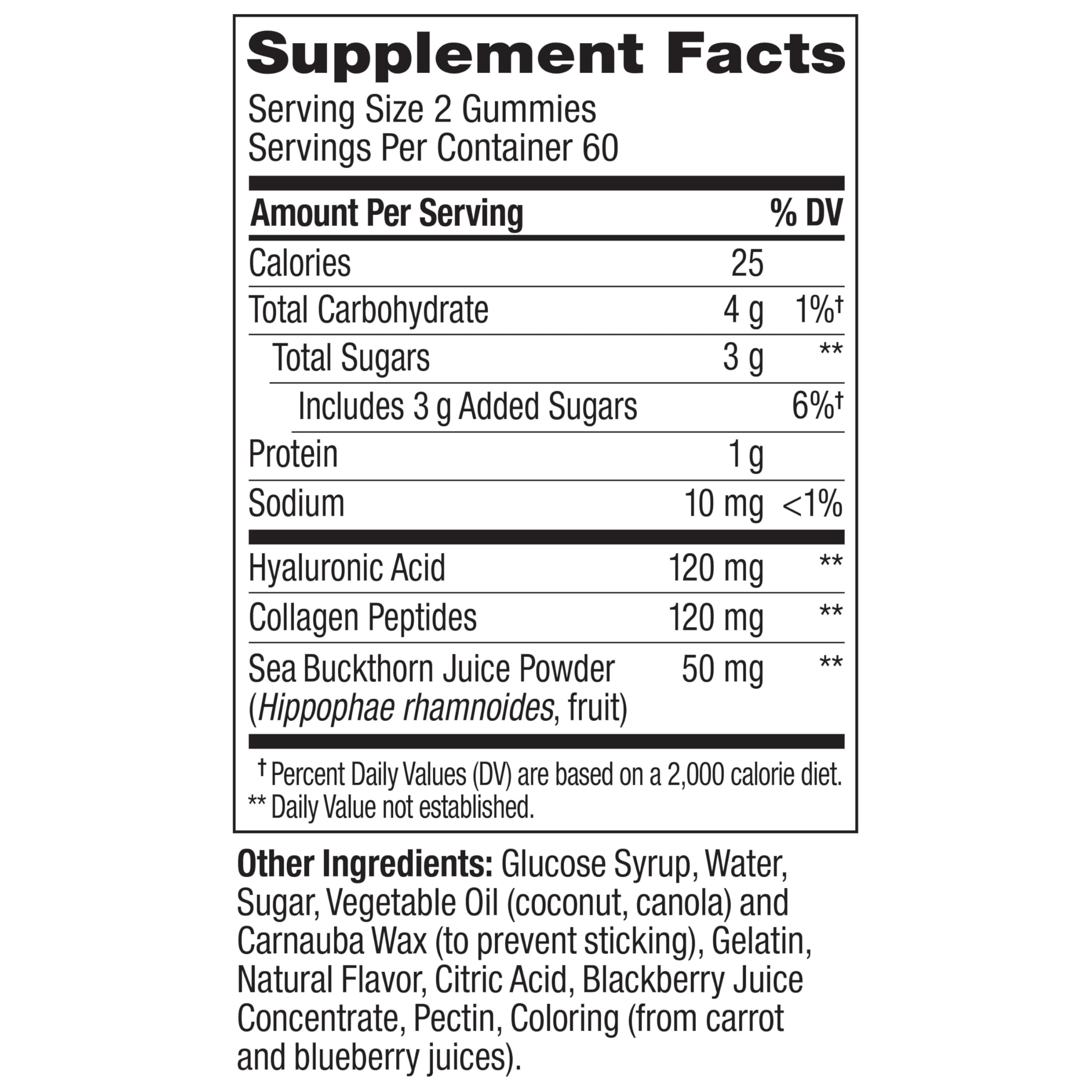 OLLY Glowing Skin Gummy, 50 Count