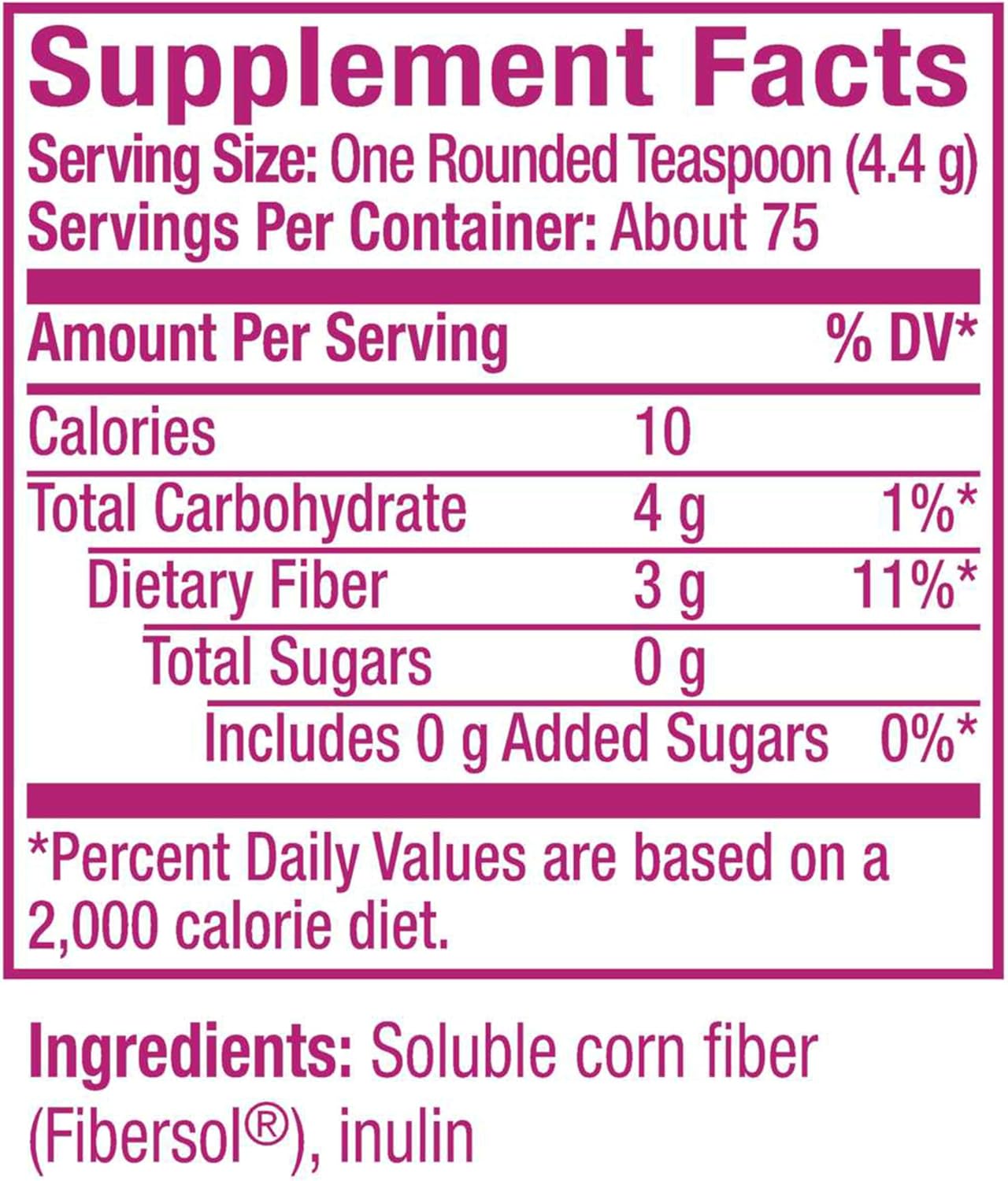 Metamucil Unflavored Clear Mixing Powder, 75 teaspoons