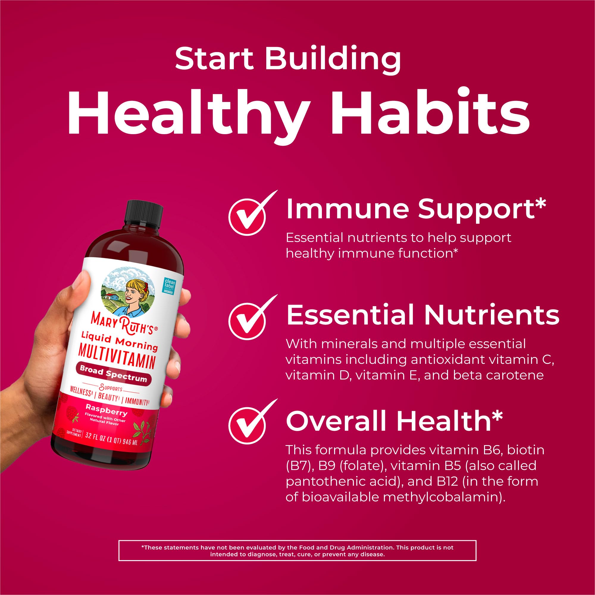 MaryRuth Organics Liquid Morning Multivitamin