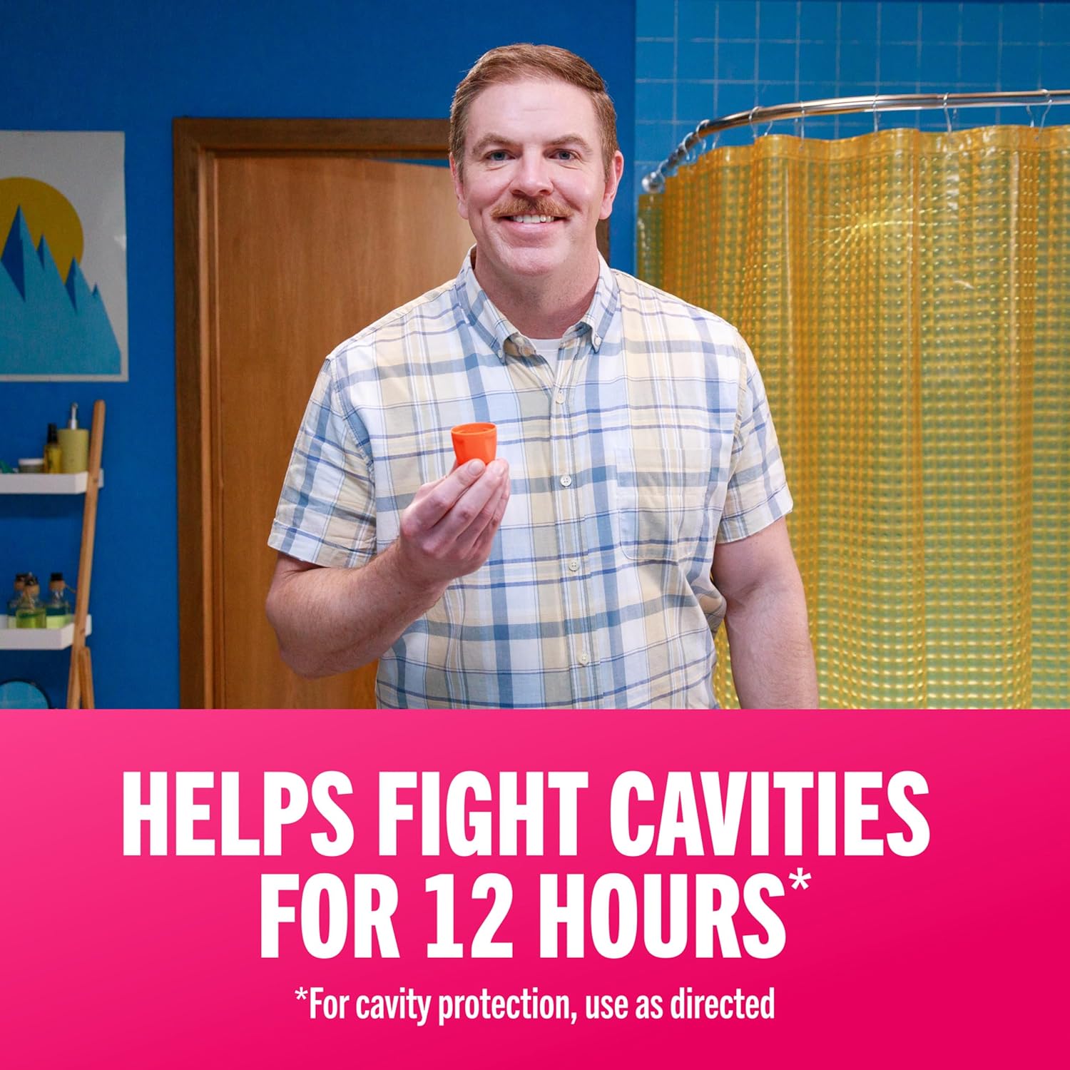 TheraBreath Anticavity Fluoride Oral Rinse Mouthwash, 16 fl oz