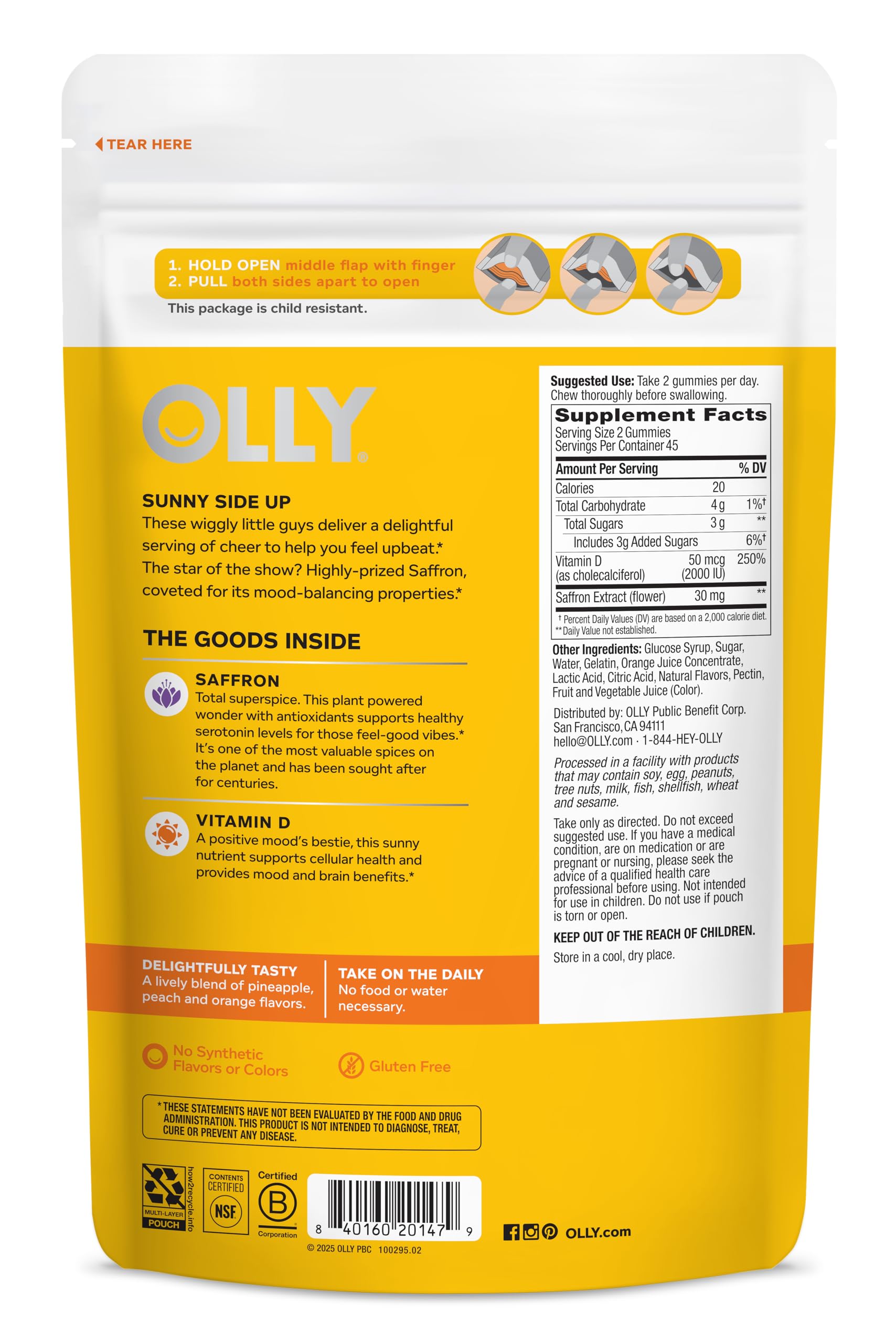 OLLY Hello Happy Gummy Worms