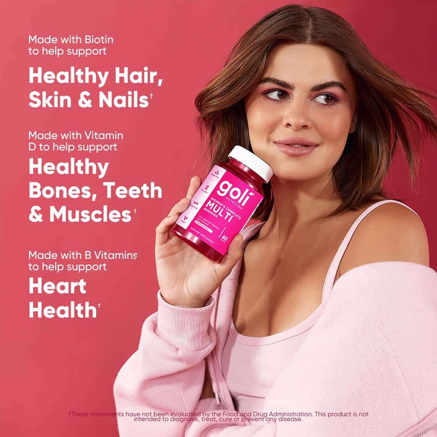 Goli Women's Multi Gummies, 60 Count