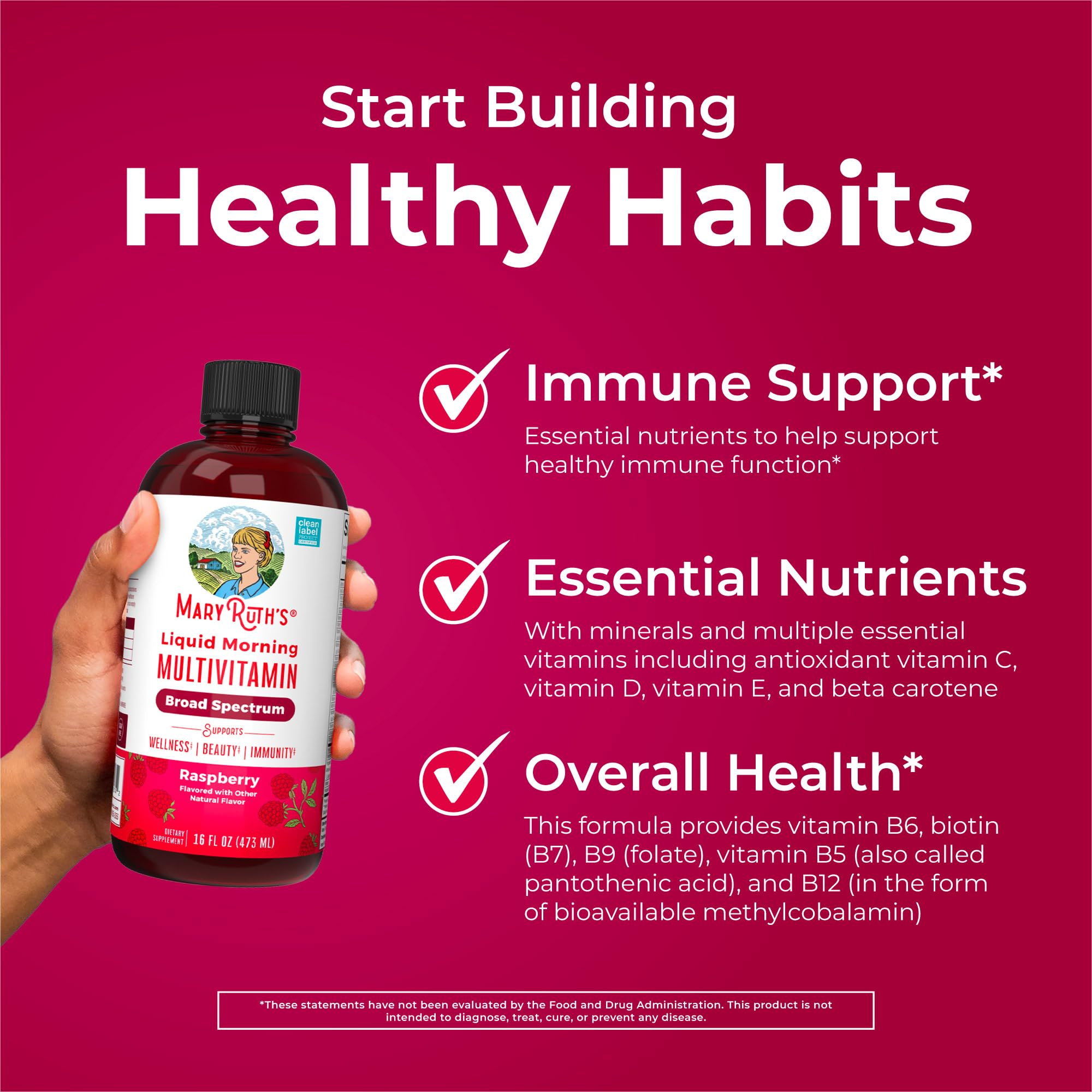 MaryRuth Organics Liquid Morning Multivitamin