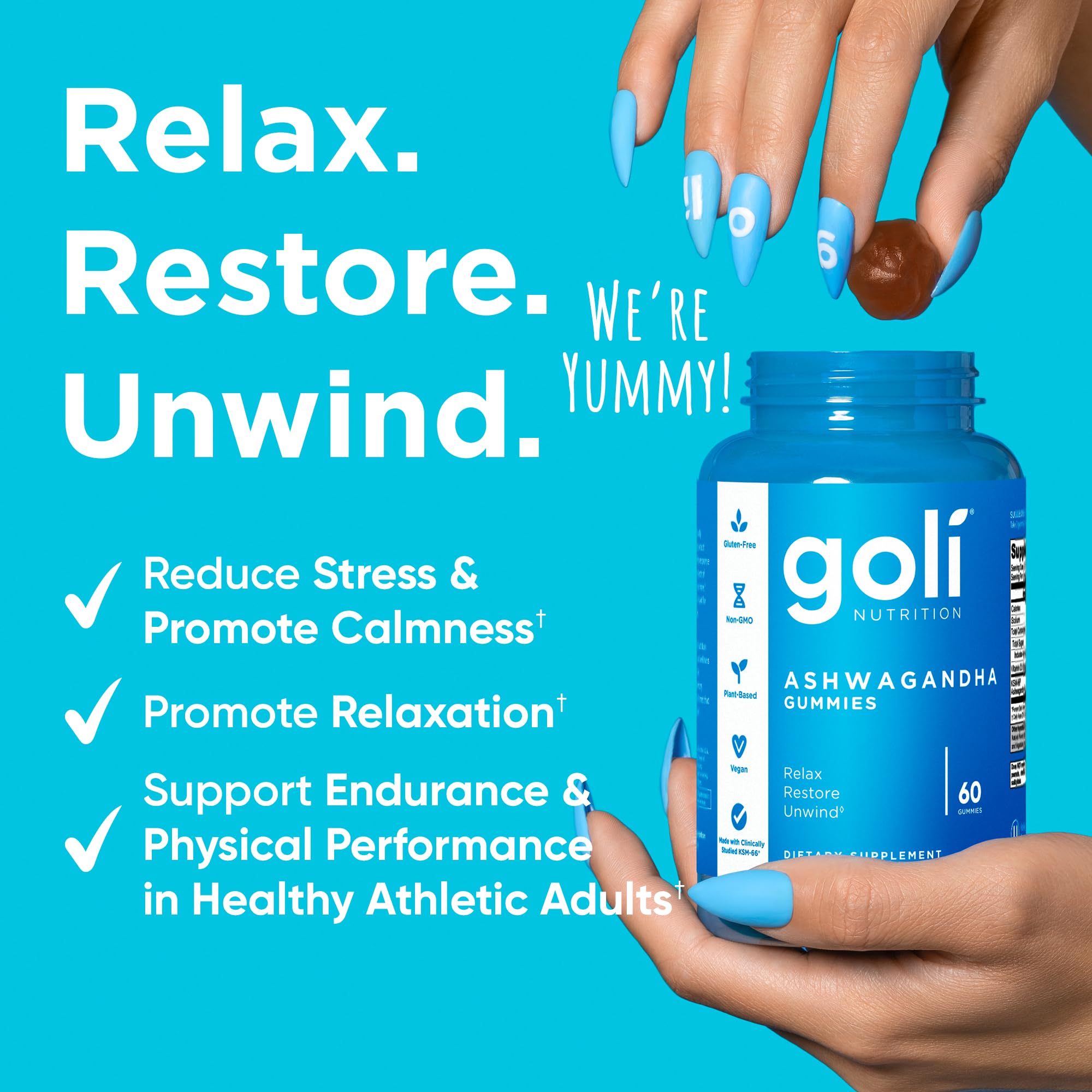 Goli Ashwagandha, 60 Gummies