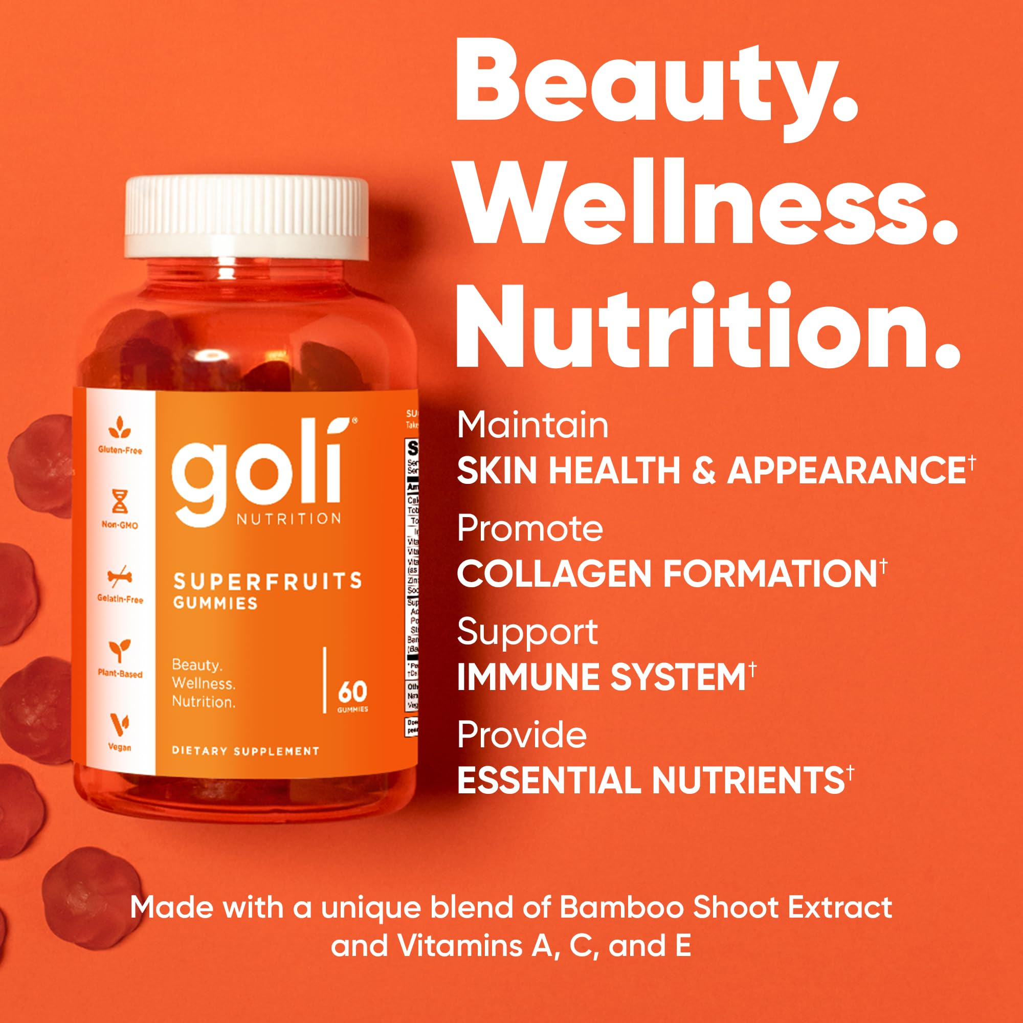 Goli Superfruits, 60 Gummies