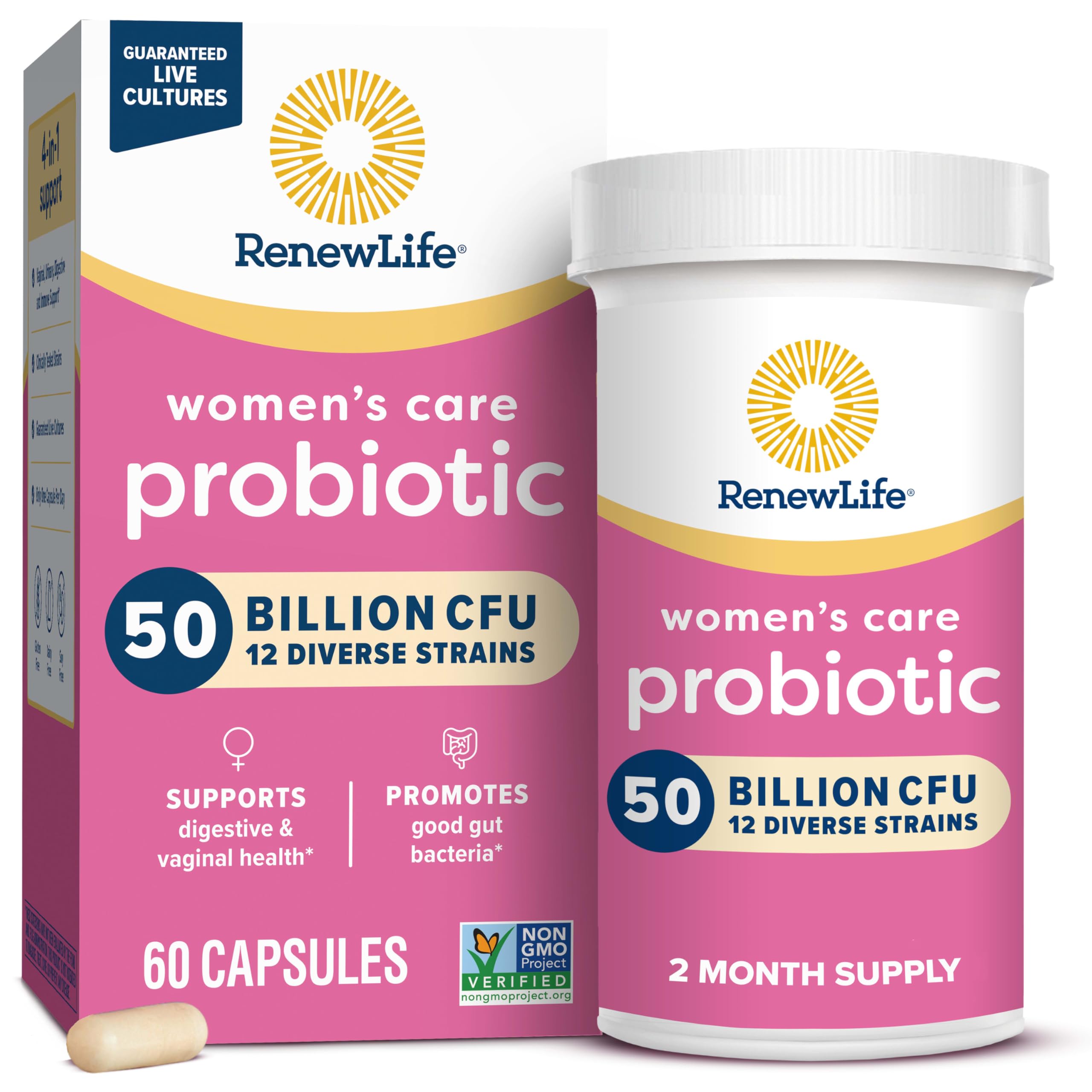 Renew Life Probiotic 50 Billion, 30 Count