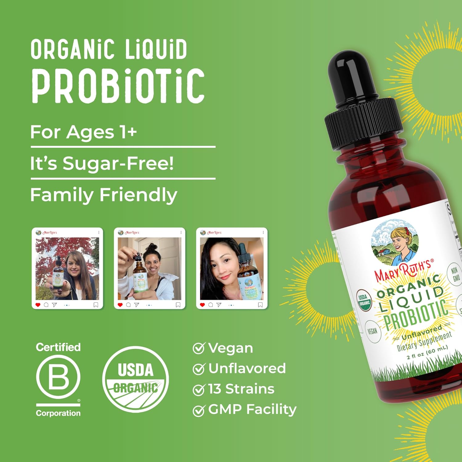 MaryRuth Organics Liquid Probiotic
