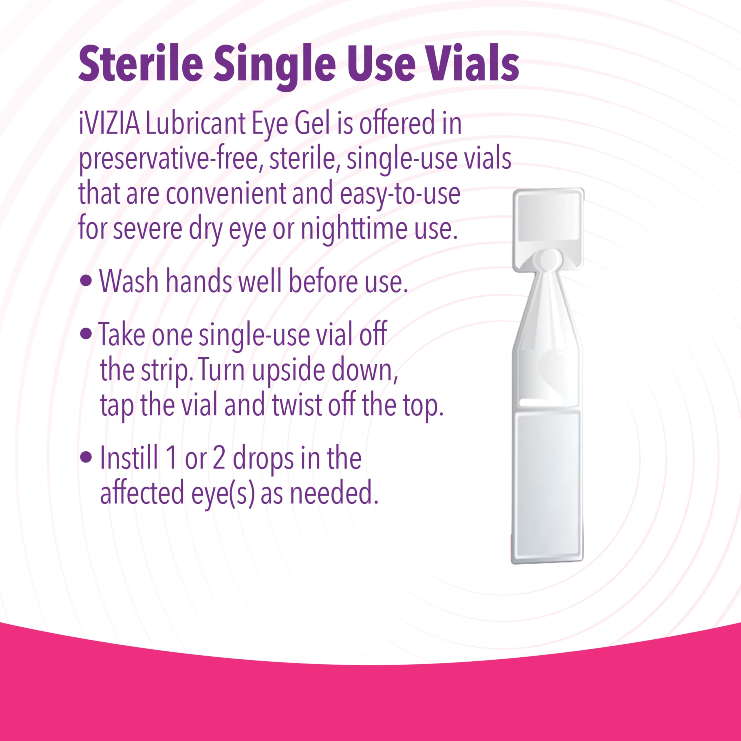 iVIZIA Sterile Lubricant Eye Drops for Dry Eyes