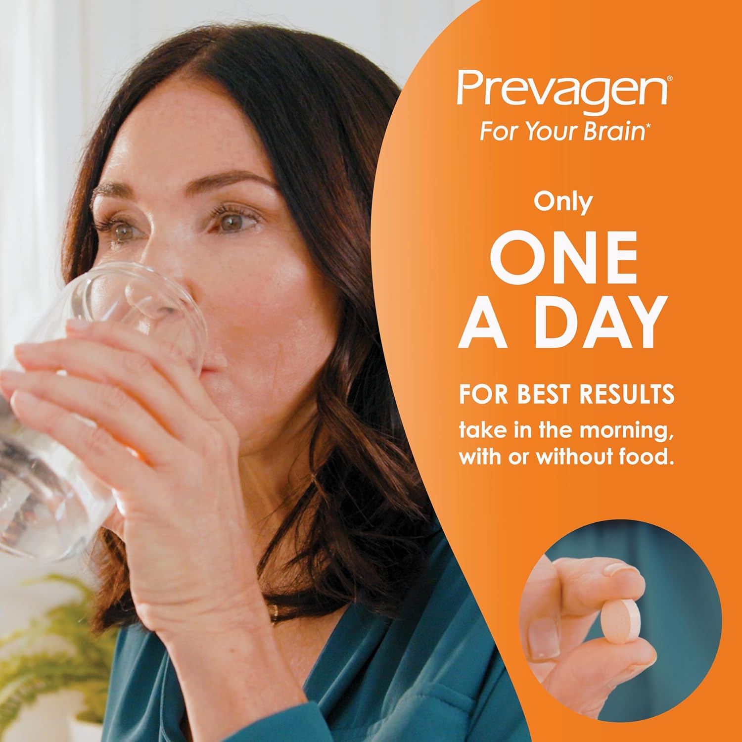 Prevagen® Regular Strength Orange Flavor Chewables 10mg, 30 CT