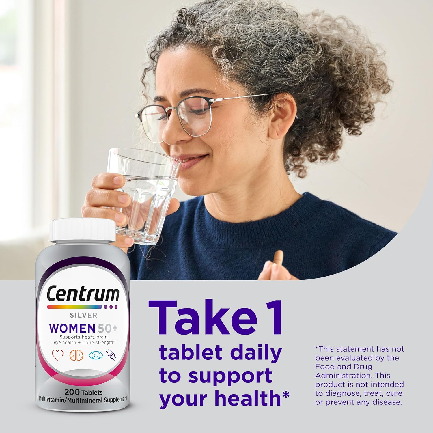 Centrum Silver Women 50 Plus, Multivitamin, 200 Ct