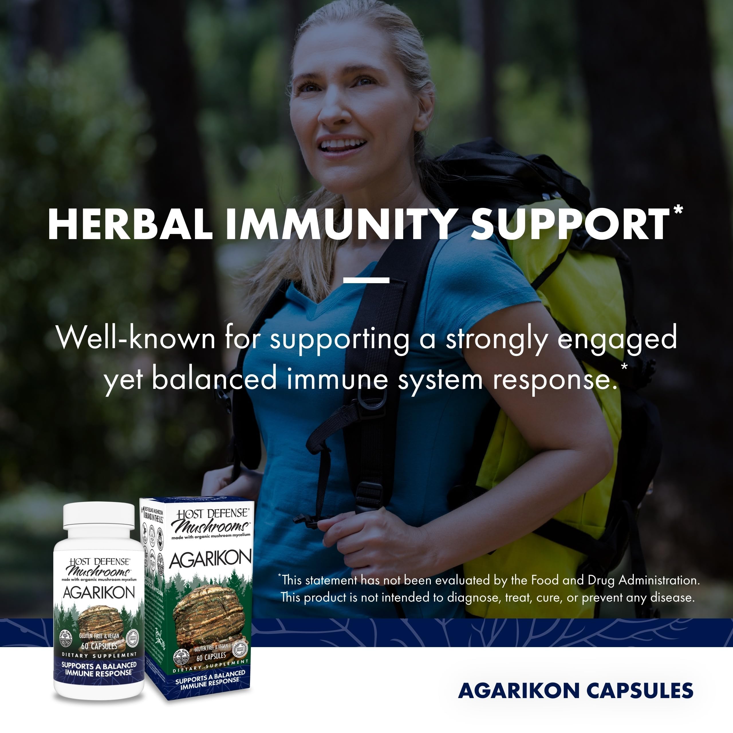 Host Defense Agarikon Capsules