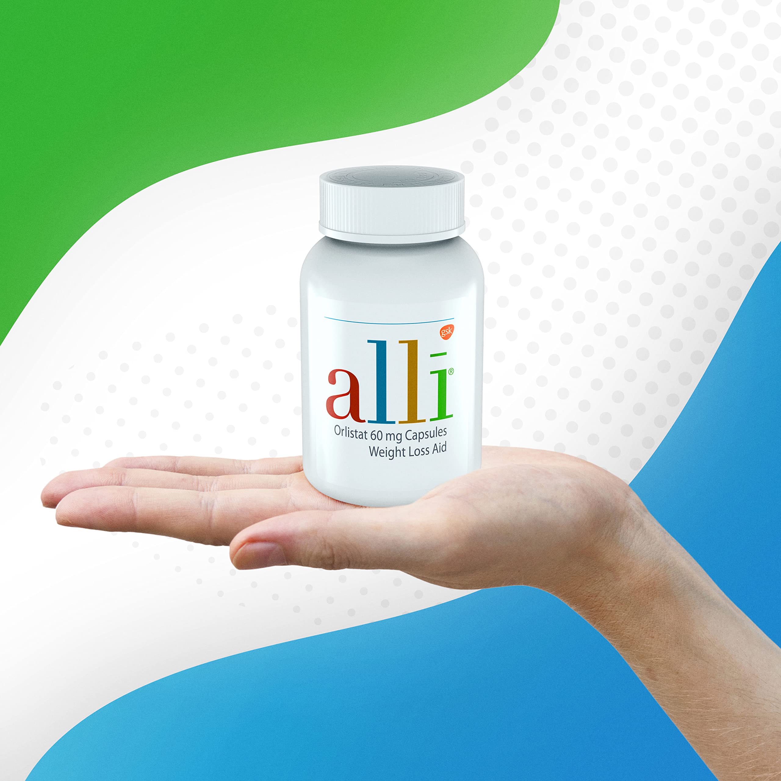 alli Weight Loss Diet Pills, Orlistat 60 mg Capsules
