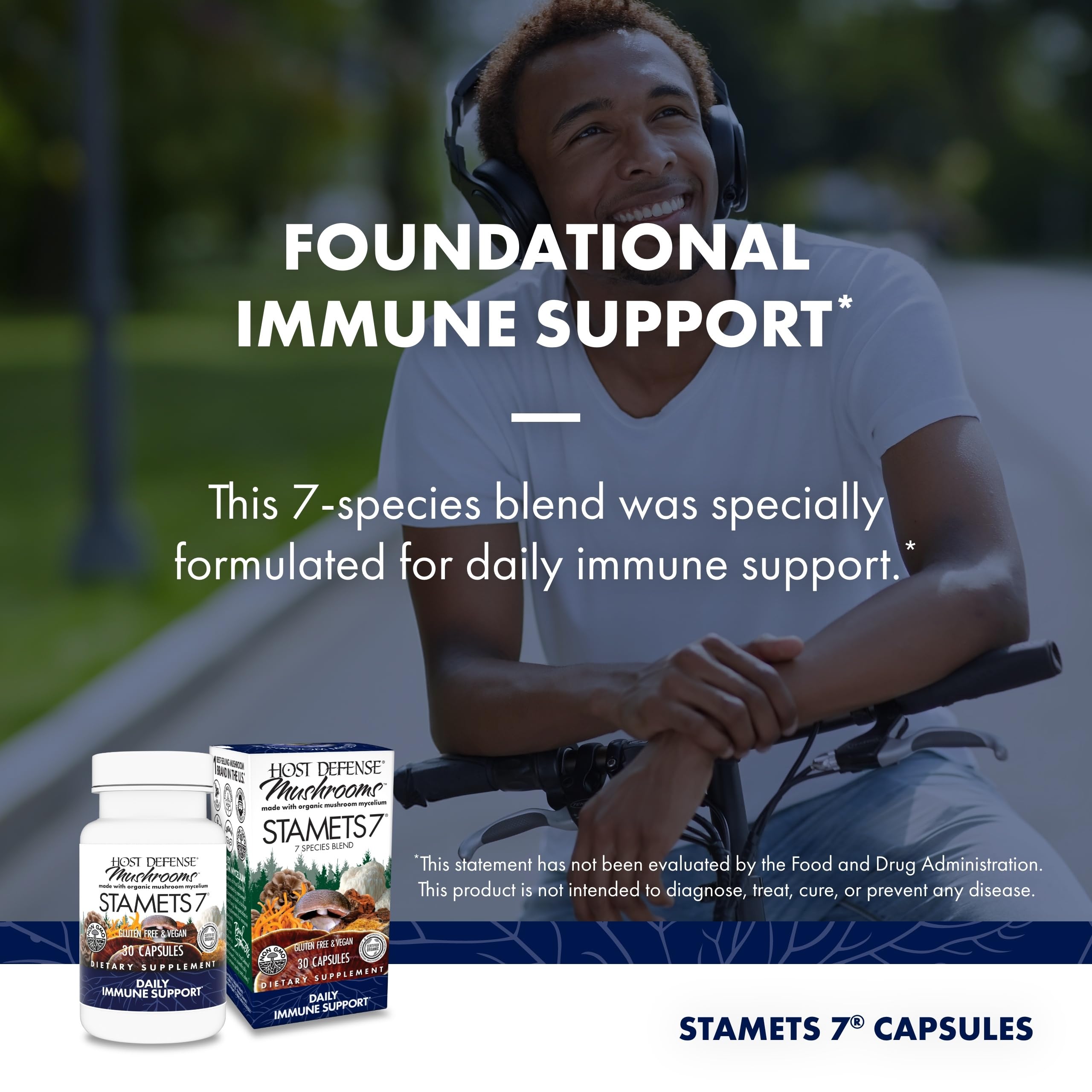 Host Defense Stamets 7, Capsules
