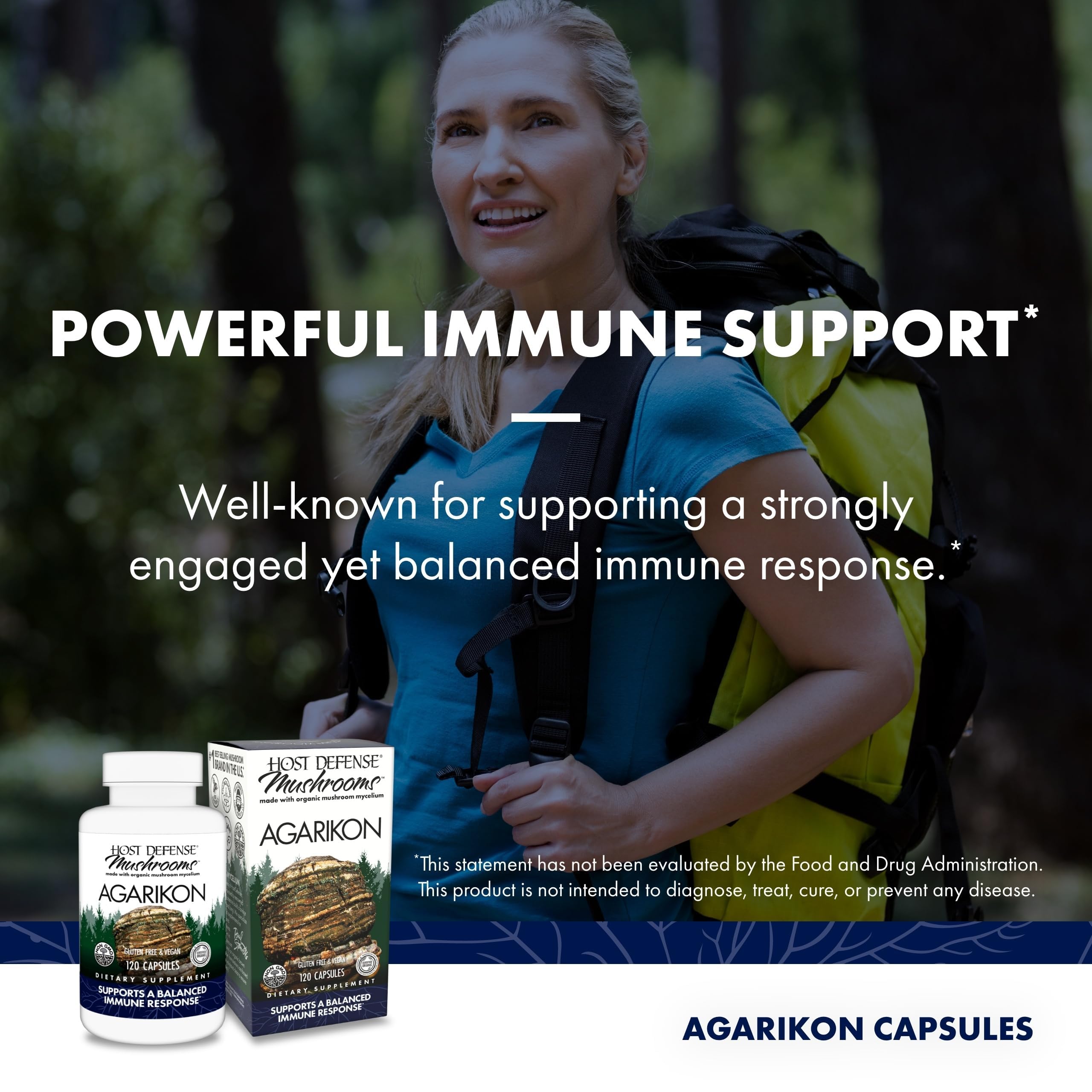 Host Defense Agarikon Capsules