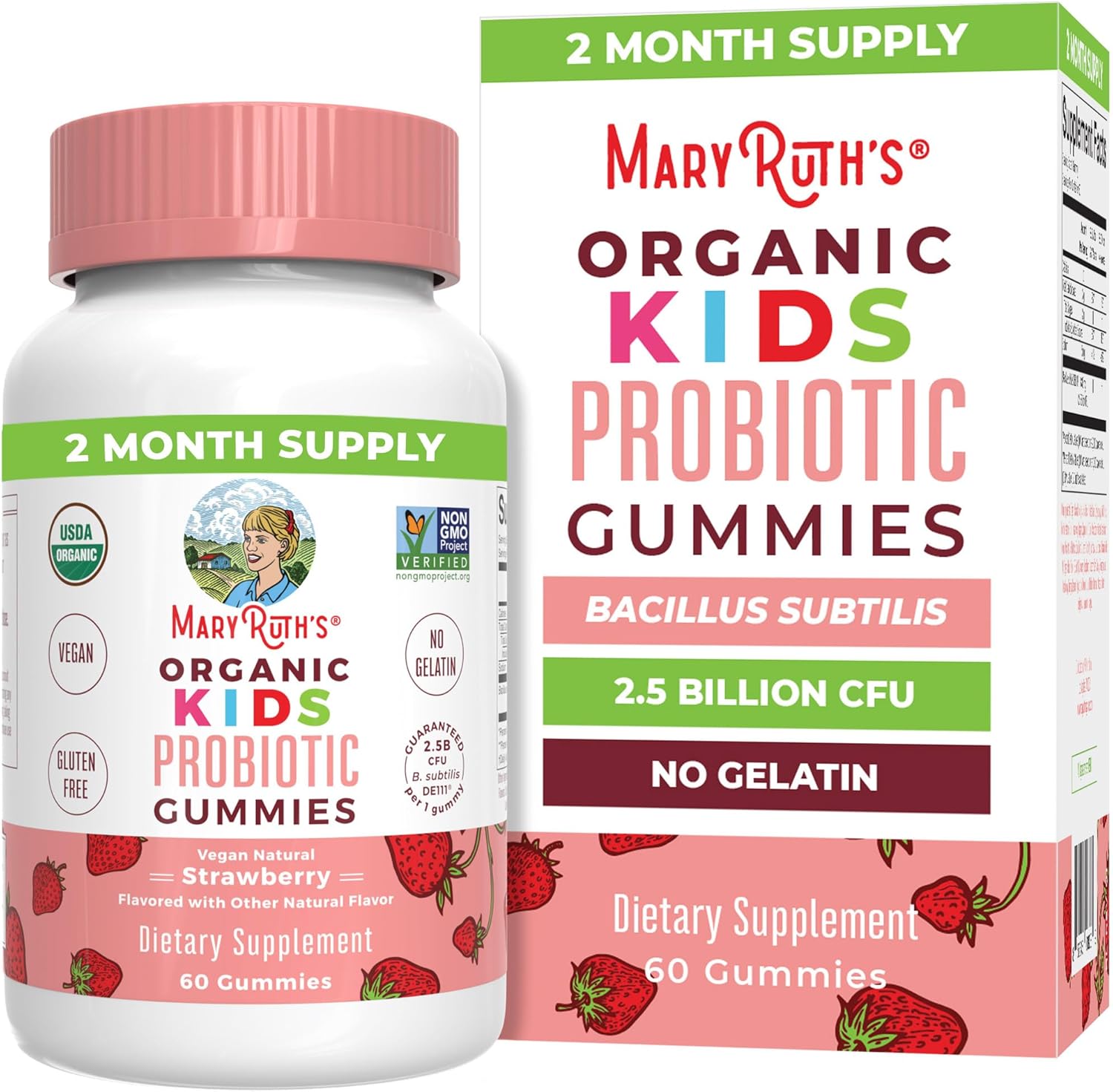 MaryRuth Organics Kids Probiotics, 60 Gummies