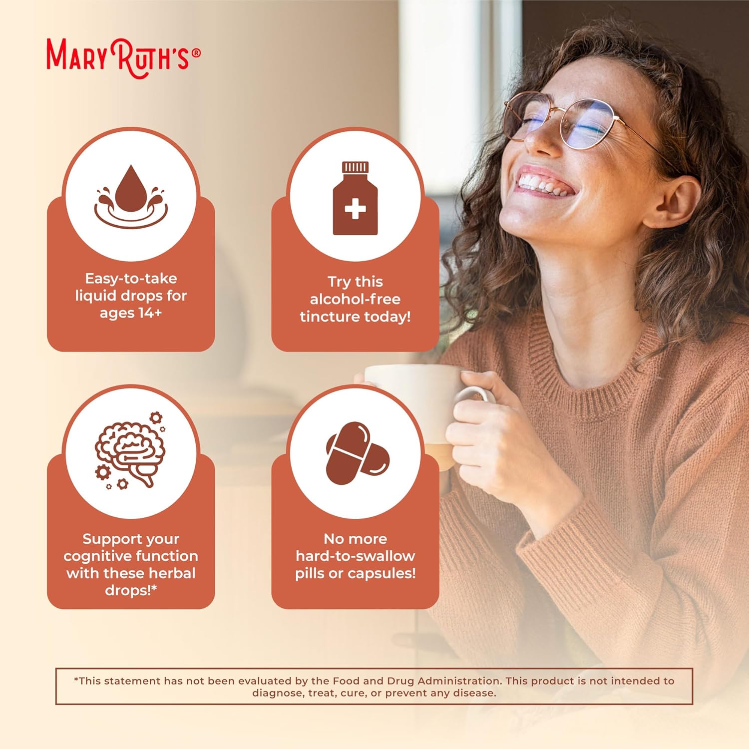 MaryRuth Organics Ashwagandha Root Liquid Drops, 60 Servings