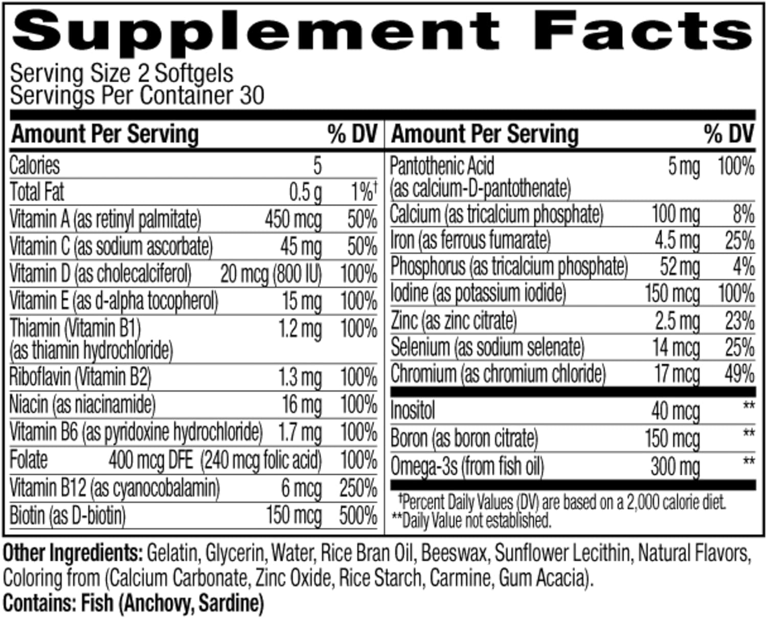 OLLY Ultra Strength Women's Multi & Omega-3, 60 Softgels