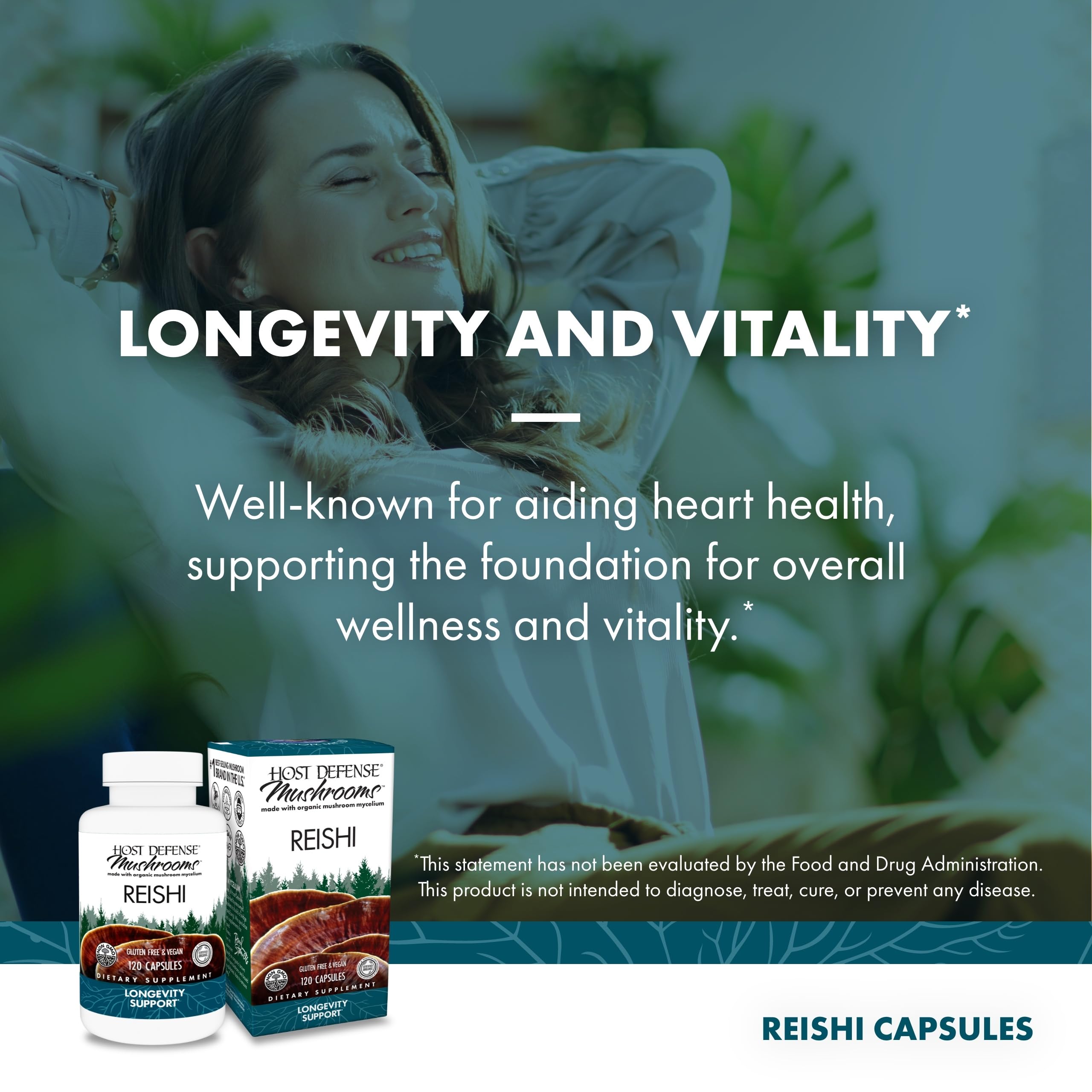 Host Defense Reishi Capsules Capsules