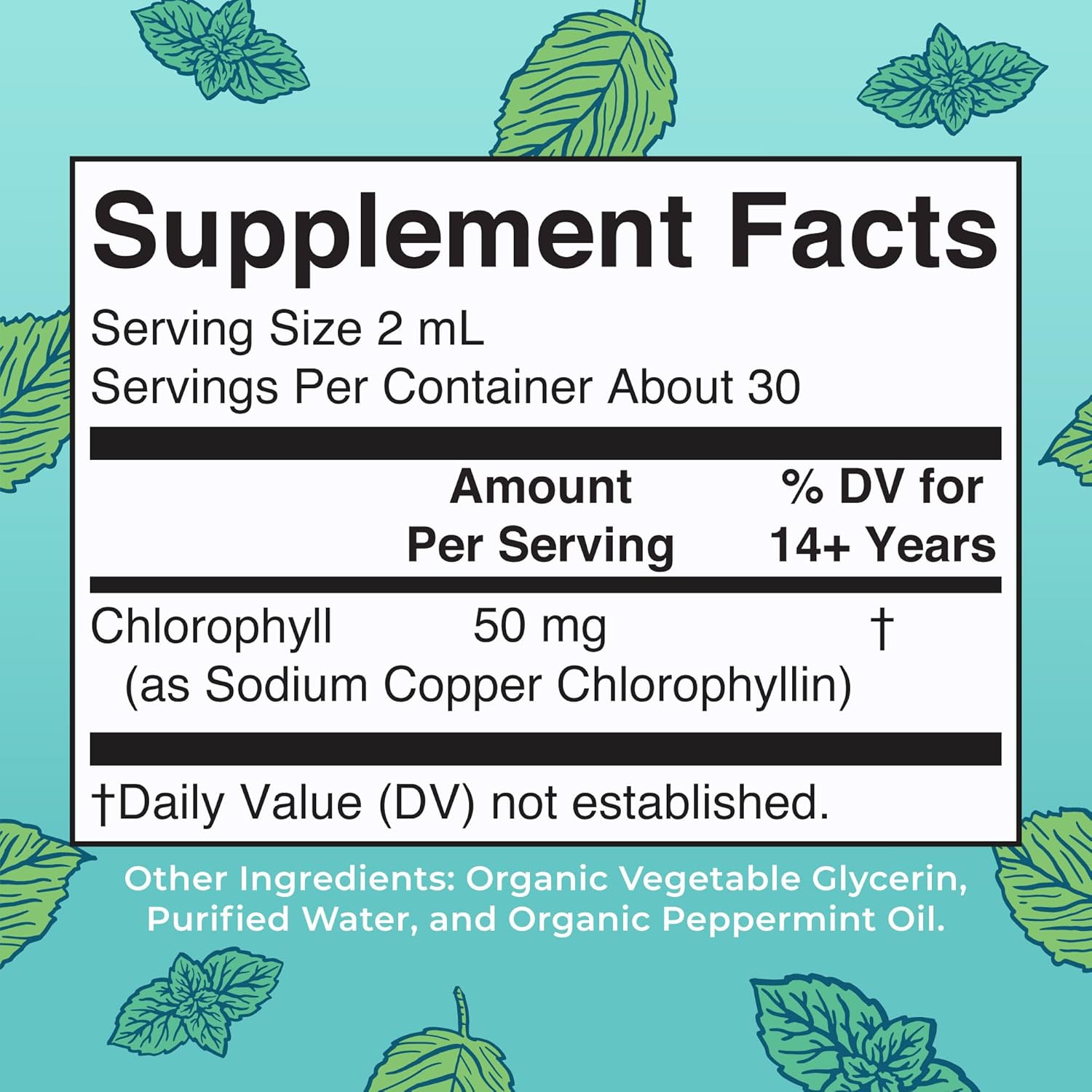 MaryRuth's Organics Vegan Liquid Chlorophyll Drops, 2 Fl Oz