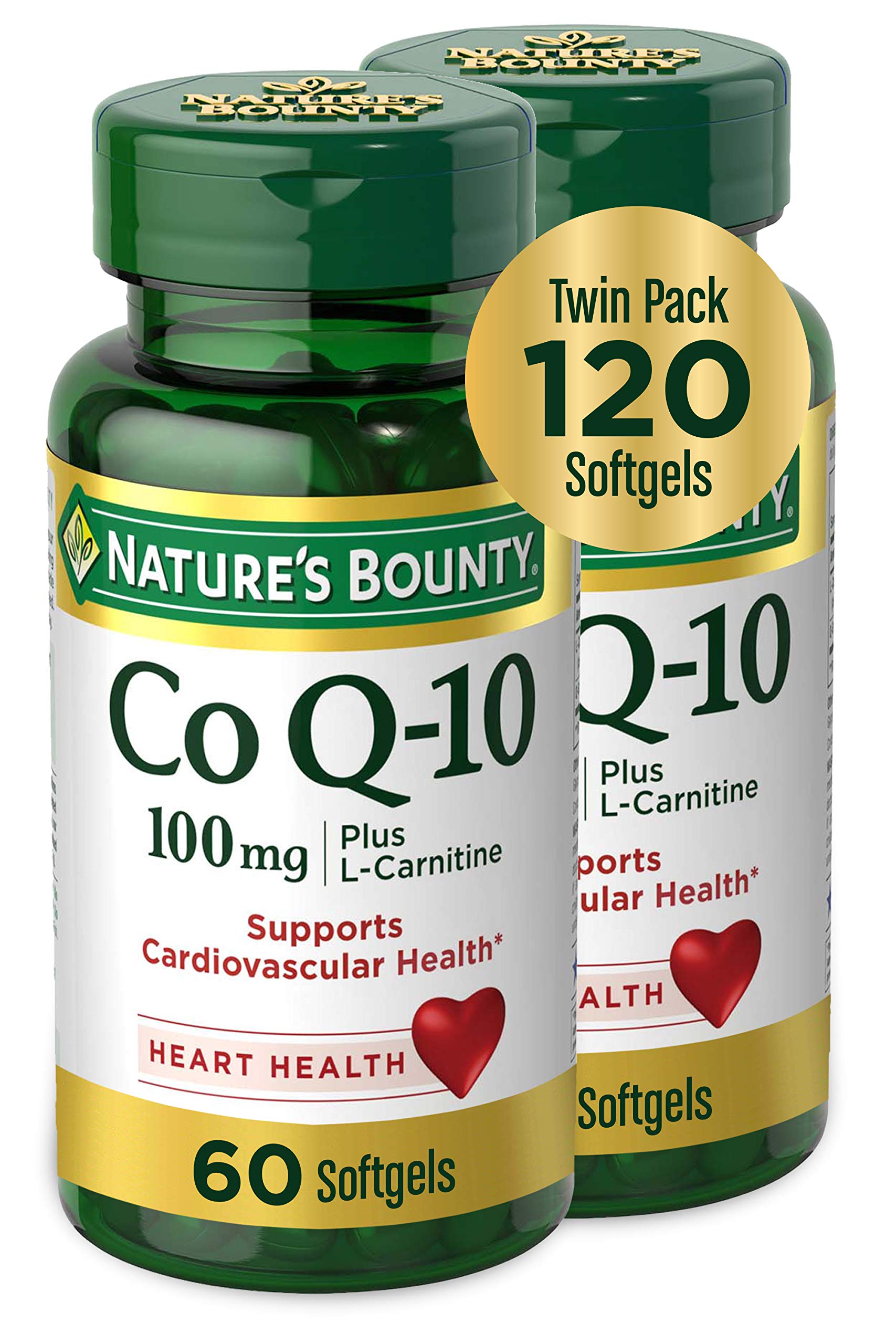 Nature's Bounty CoQ10, 100mg Plus L-Carnitine