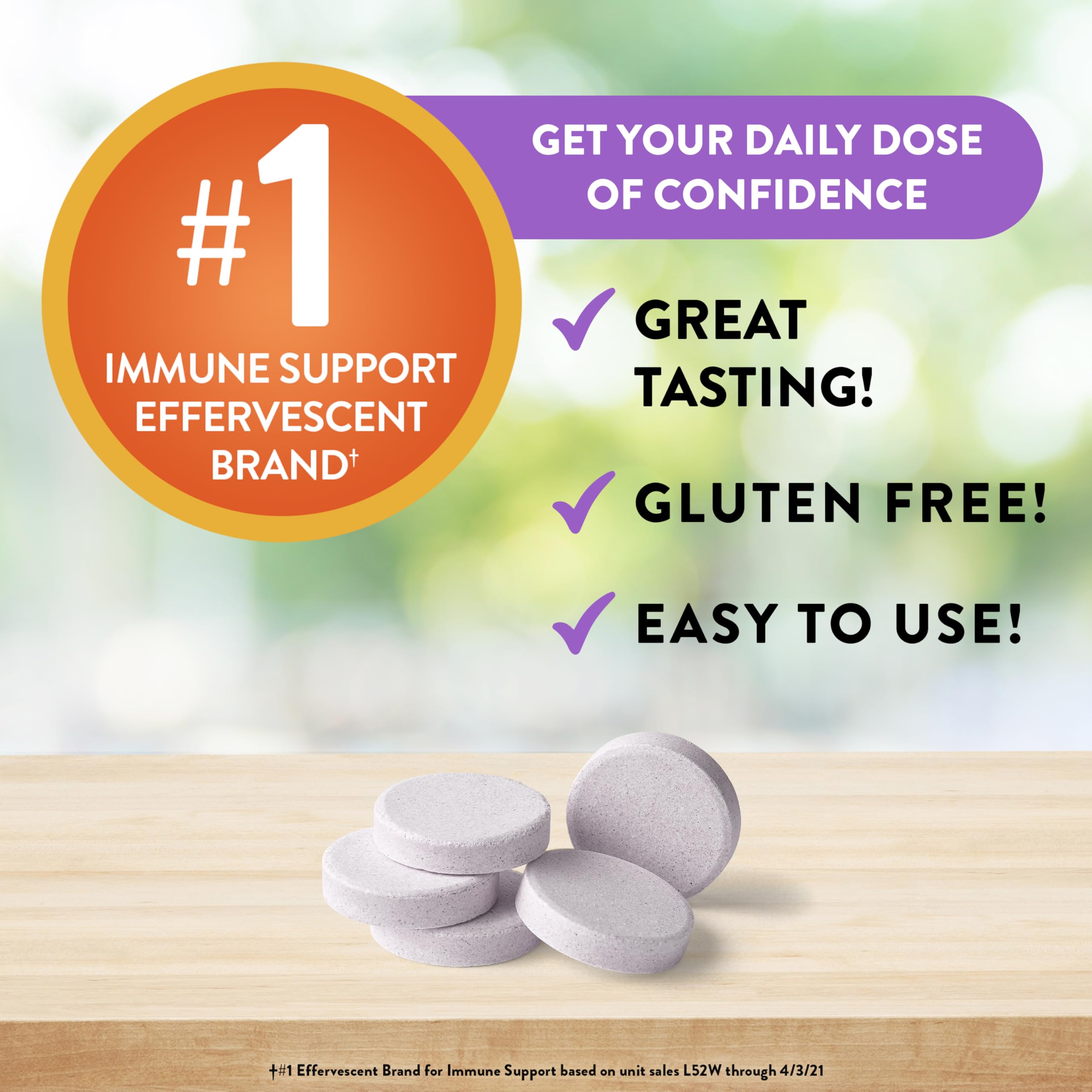 Airborne 1000mg Vitamin C, Effervescent Tablets, 3 Flavors