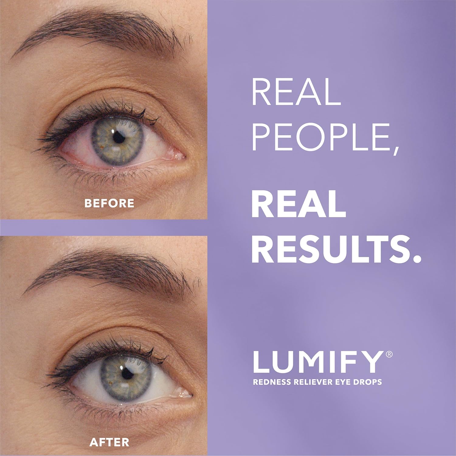 LUMIFY Eye Drops for Red Eyes, Redness Reliever, 0.08 Fl Oz (2.5 mL)