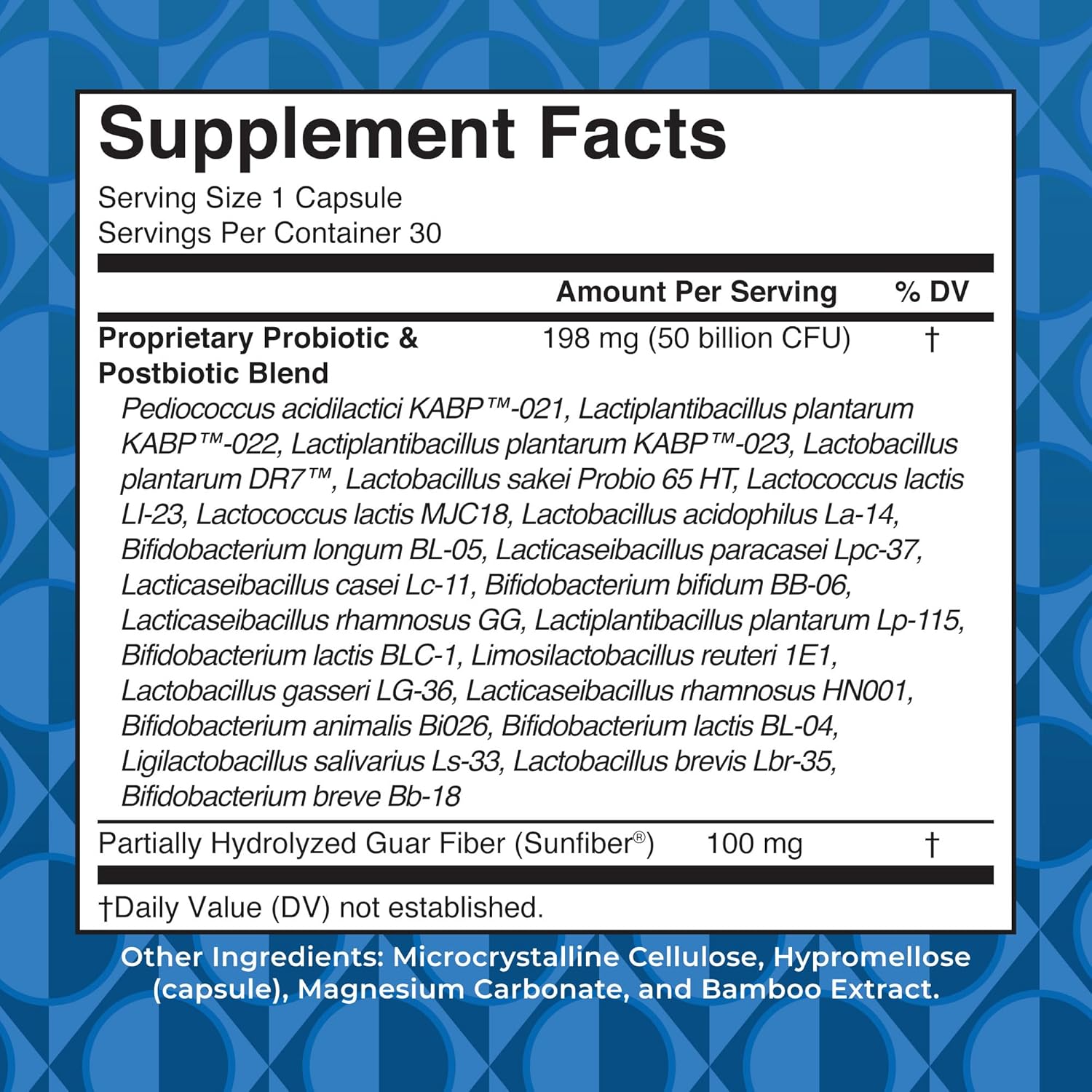 MaryRuth's 3-in-1 Probiotics, 50 Billion CFU, 30 Servings