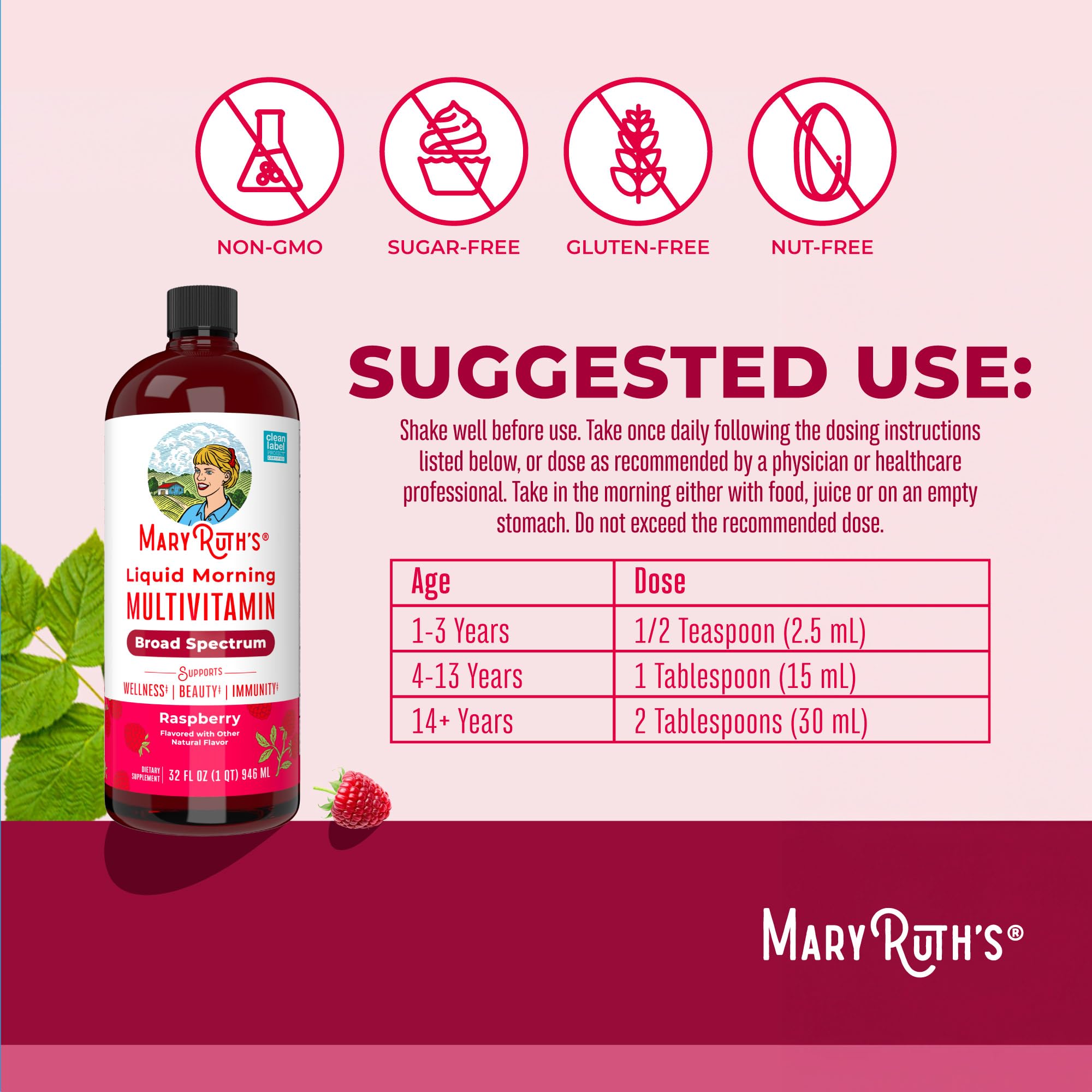 MaryRuth Organics Liquid Morning Multivitamin
