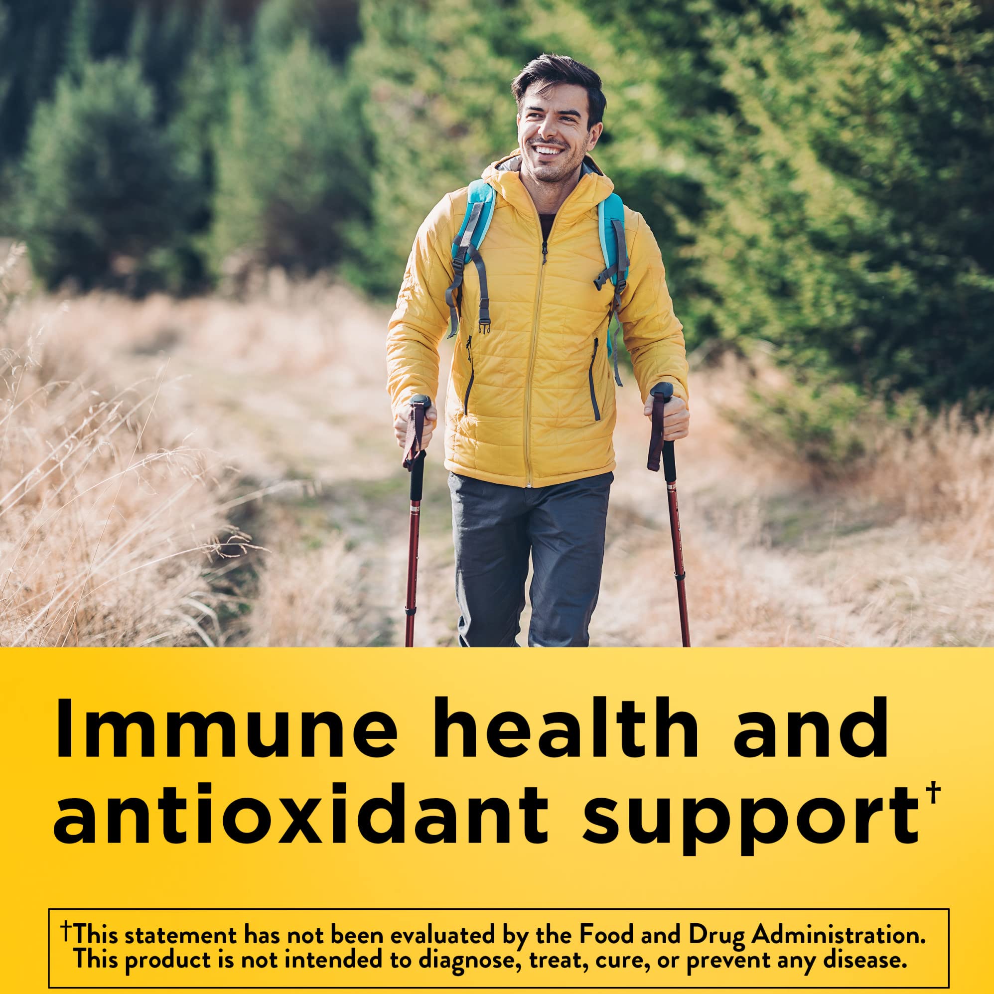 Nature Made Extra Strength Zinc Supplements 30 mg, Dietary Supplement for Immune Health and Antioxidant Support, 60 Zinc Gummies, 30 Day Supply