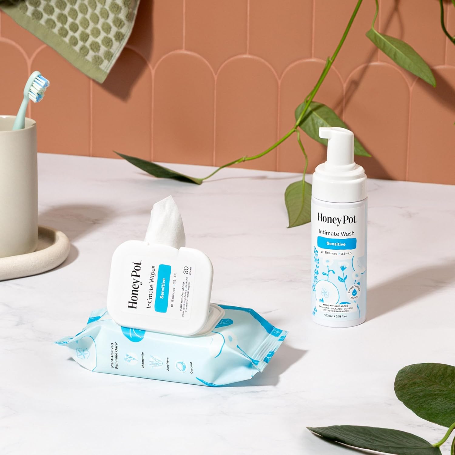 The Honey Pot Company Sensitive Intimate Wash, 5.51 Fluid Oz