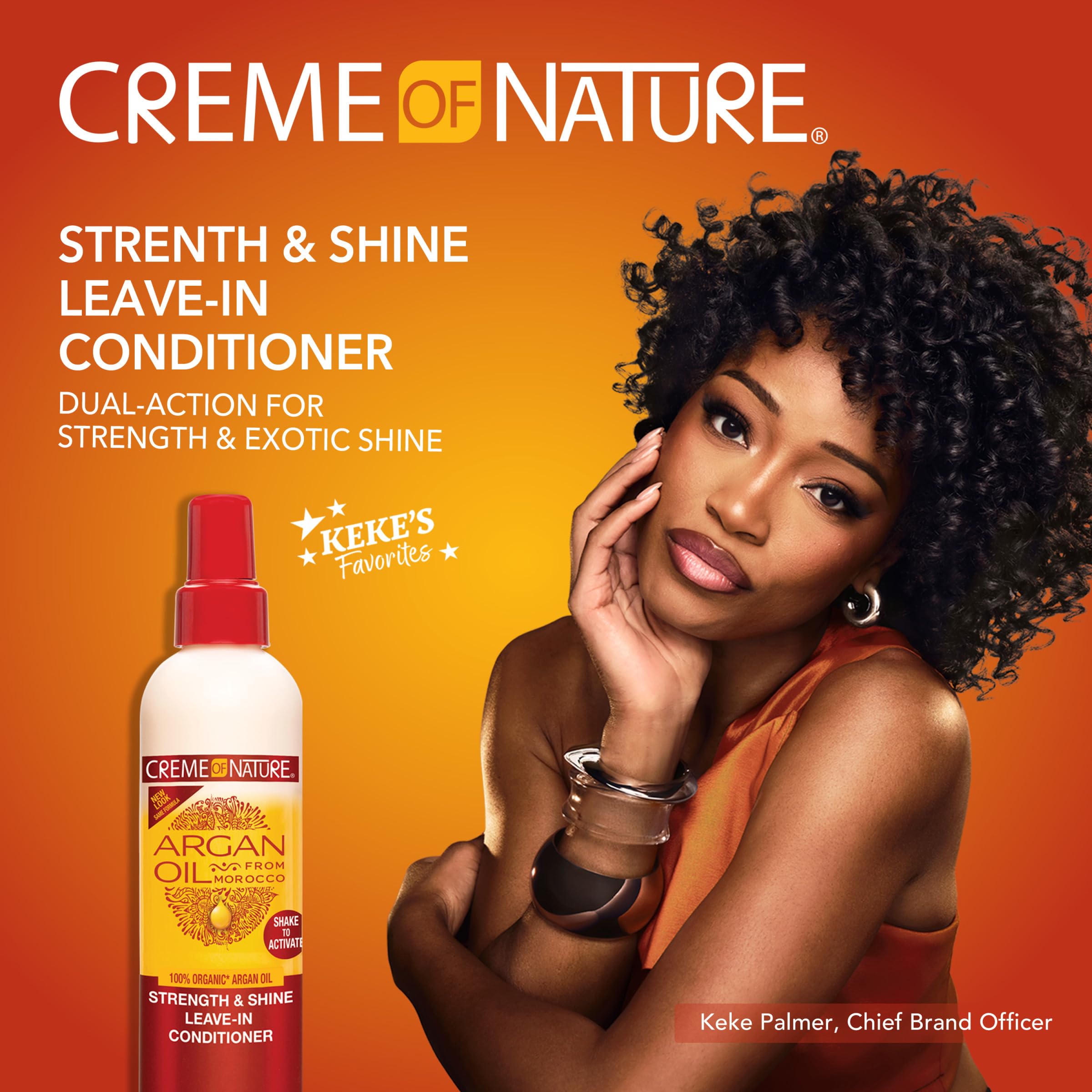 Creme of Nature Strength & Shine Leave-In Conditioner, 8.45 fl oz