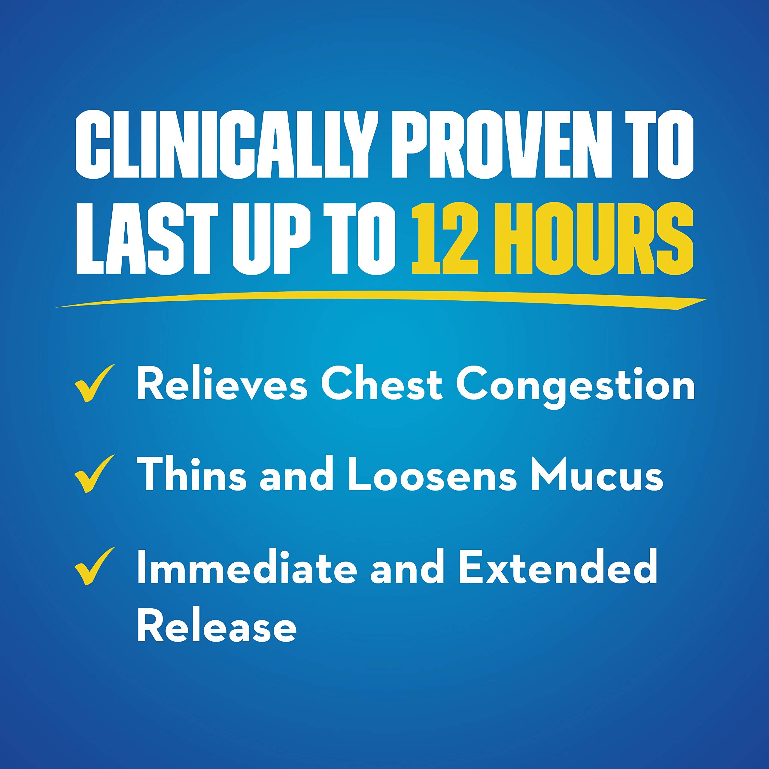 Mucinex Maximum Strength 12 Hour Chest Congestion 1200 mg, 28 Count