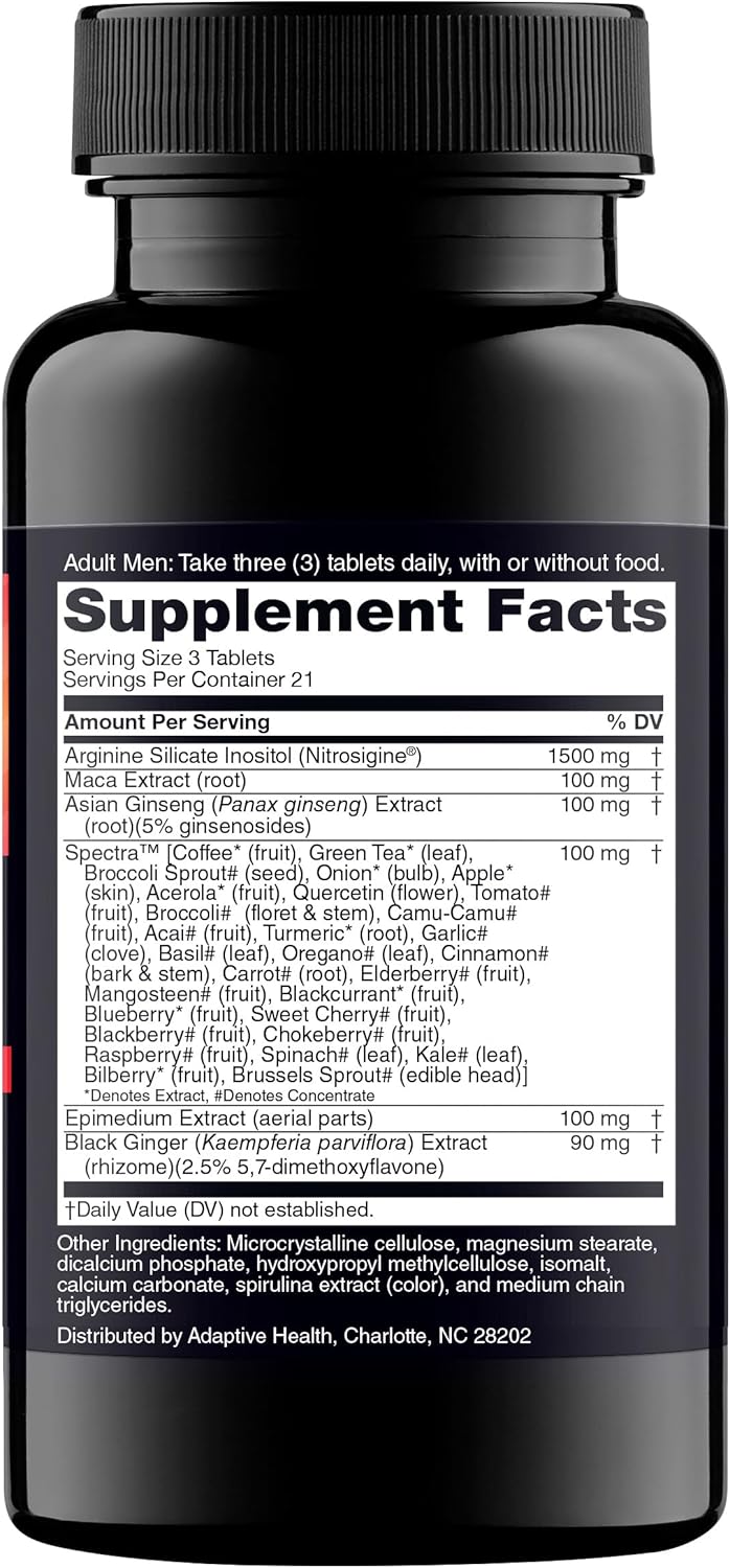 Nugenix Perform, Nitric Oxide and Vitality Booster for Men - 63ct