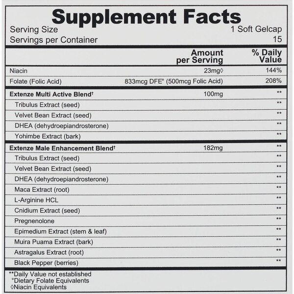 Extenze Extended Release Maximum Strength Male Enhancement