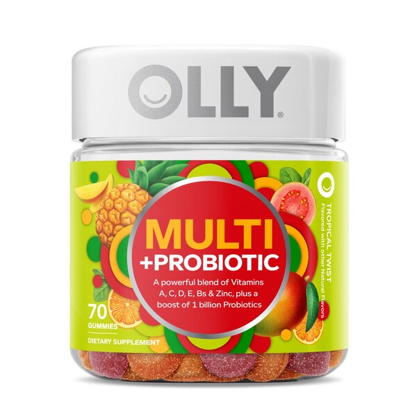OLLY Multi + Probiotic Adult, 70 Count