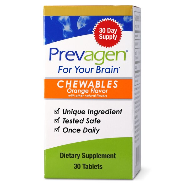 Prevagen® Regular Strength Orange Flavor Chewables 10mg, 30 CT