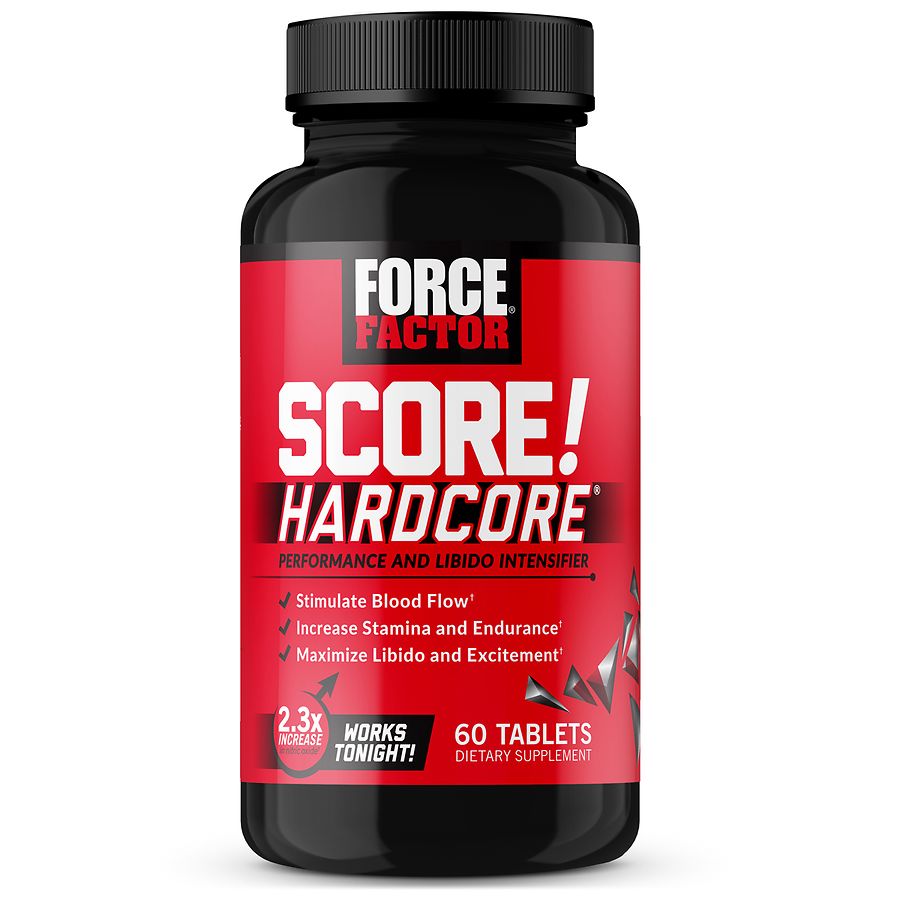Force Factor Score! Hardcore Nitric Oxide Booster Supplement, 60 Tablets