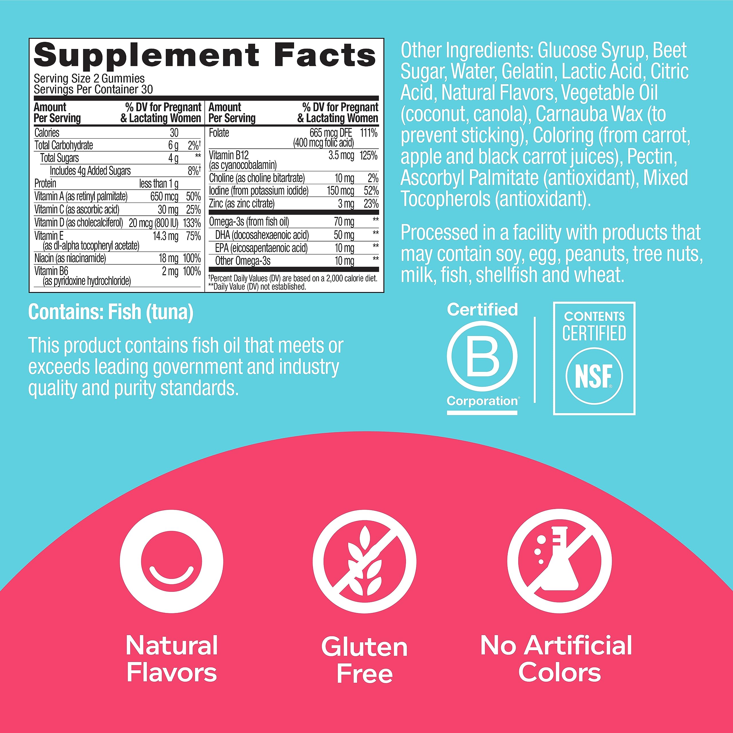 OLLY Prenatal Multivitamin Gummies